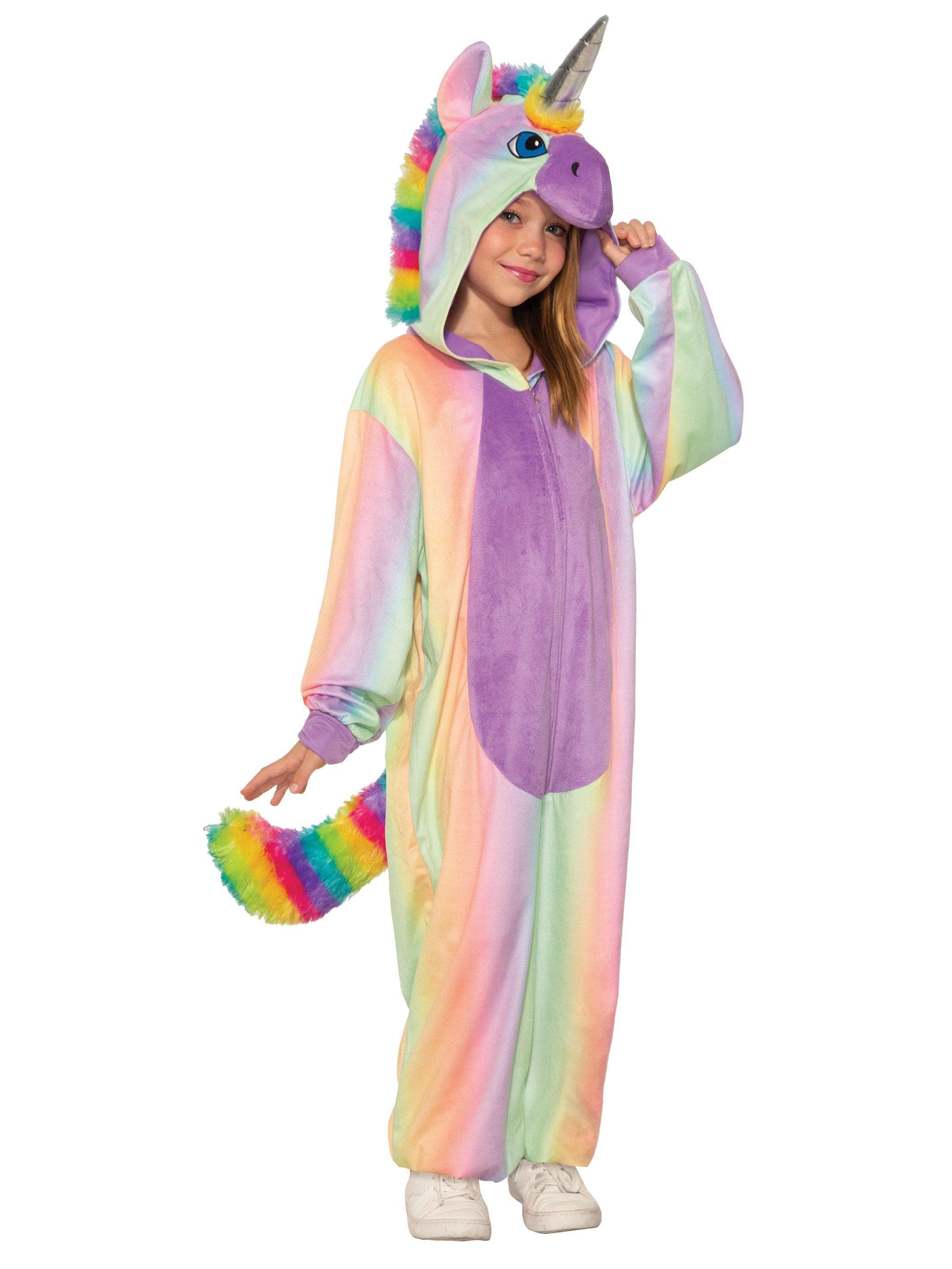 Kid's Rainbow Unicorn Comfywear Costume - costumes.com