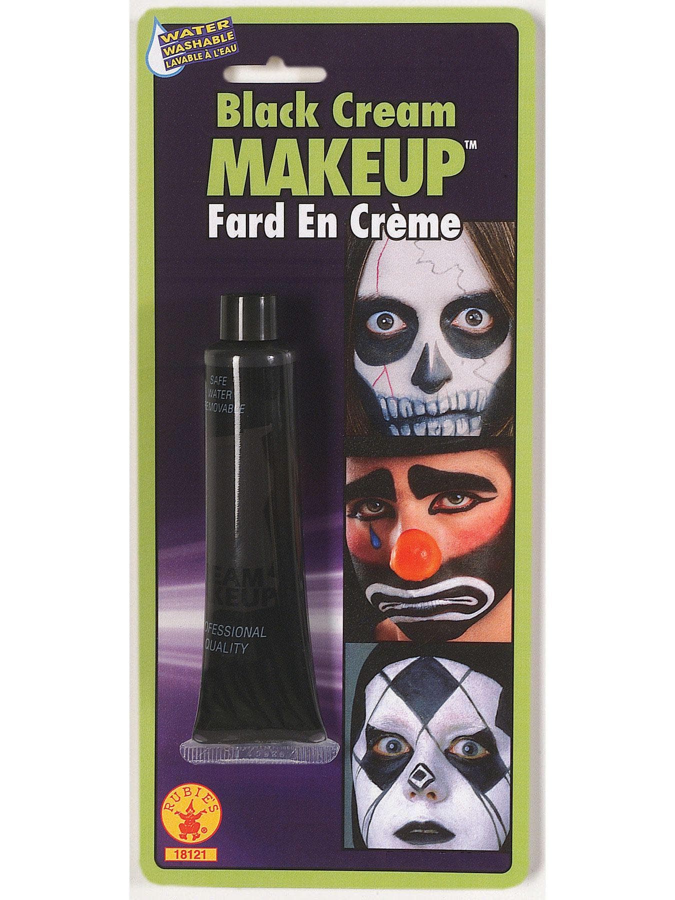 Black Cream Face Paint Makeup - costumes.com