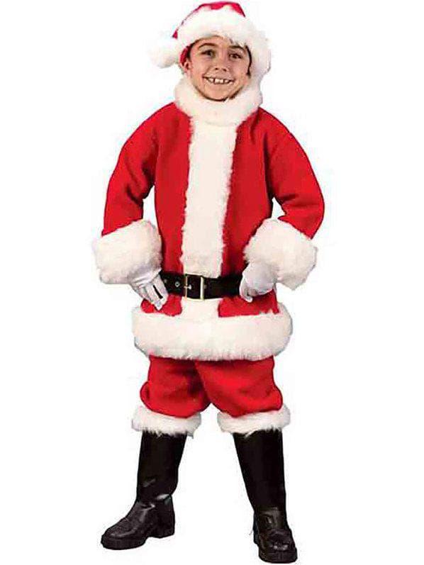 Kids Flannel Santa Suit - costumes.com