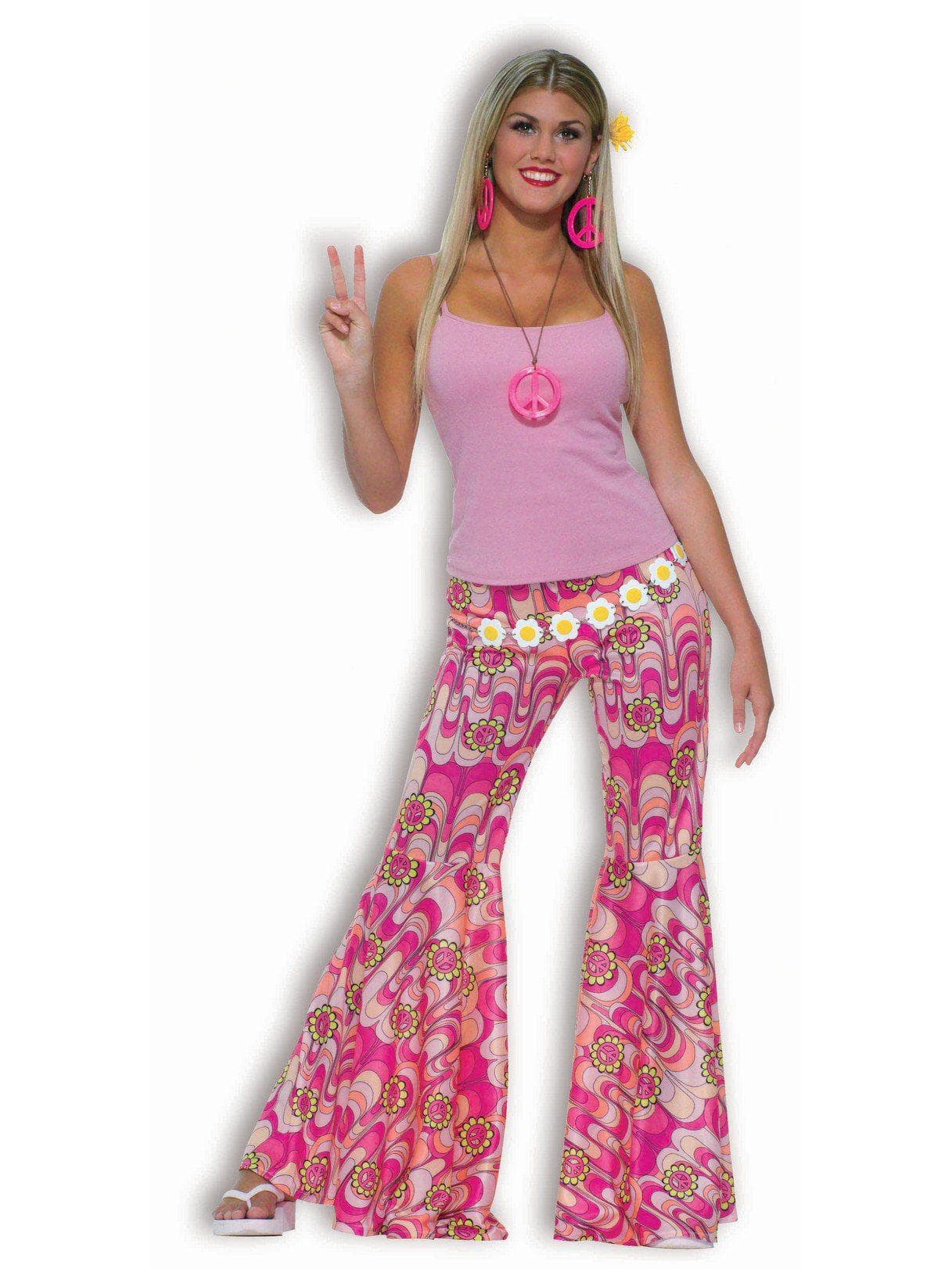 Adult Flower Bell Bottoms Costume - costumes.com