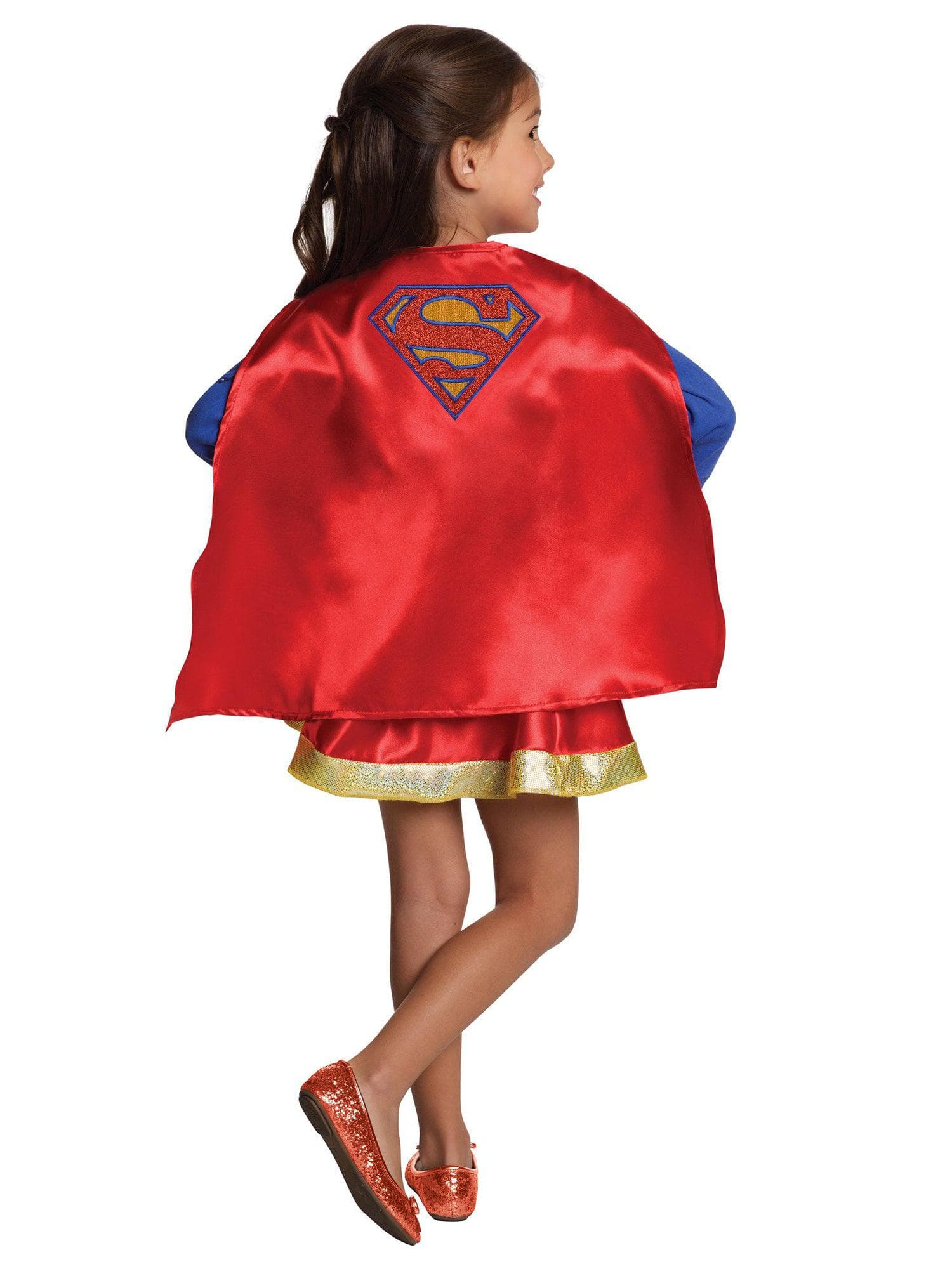 Girls' DC Superhero Girls Supergirl Cape and Skirt - costumes.com