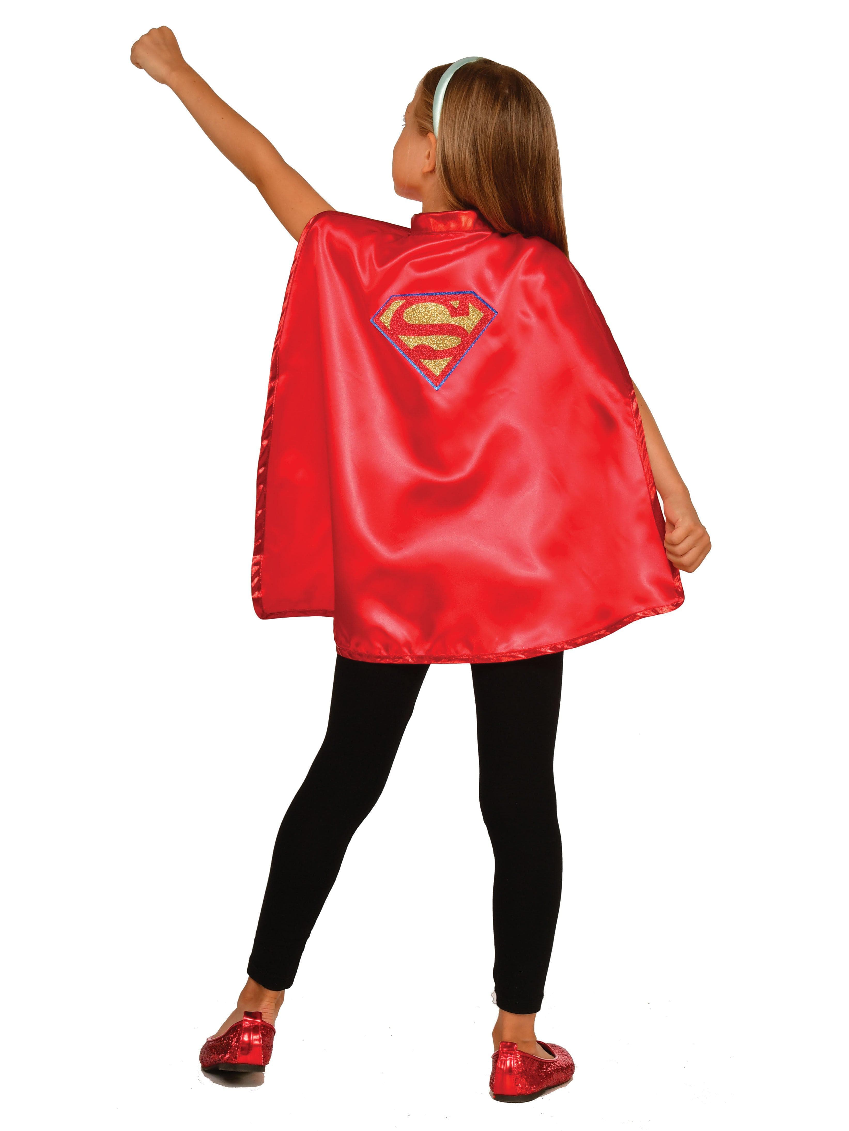 Girls' DC Superhero Girls Supergirl Cape - costumes.com