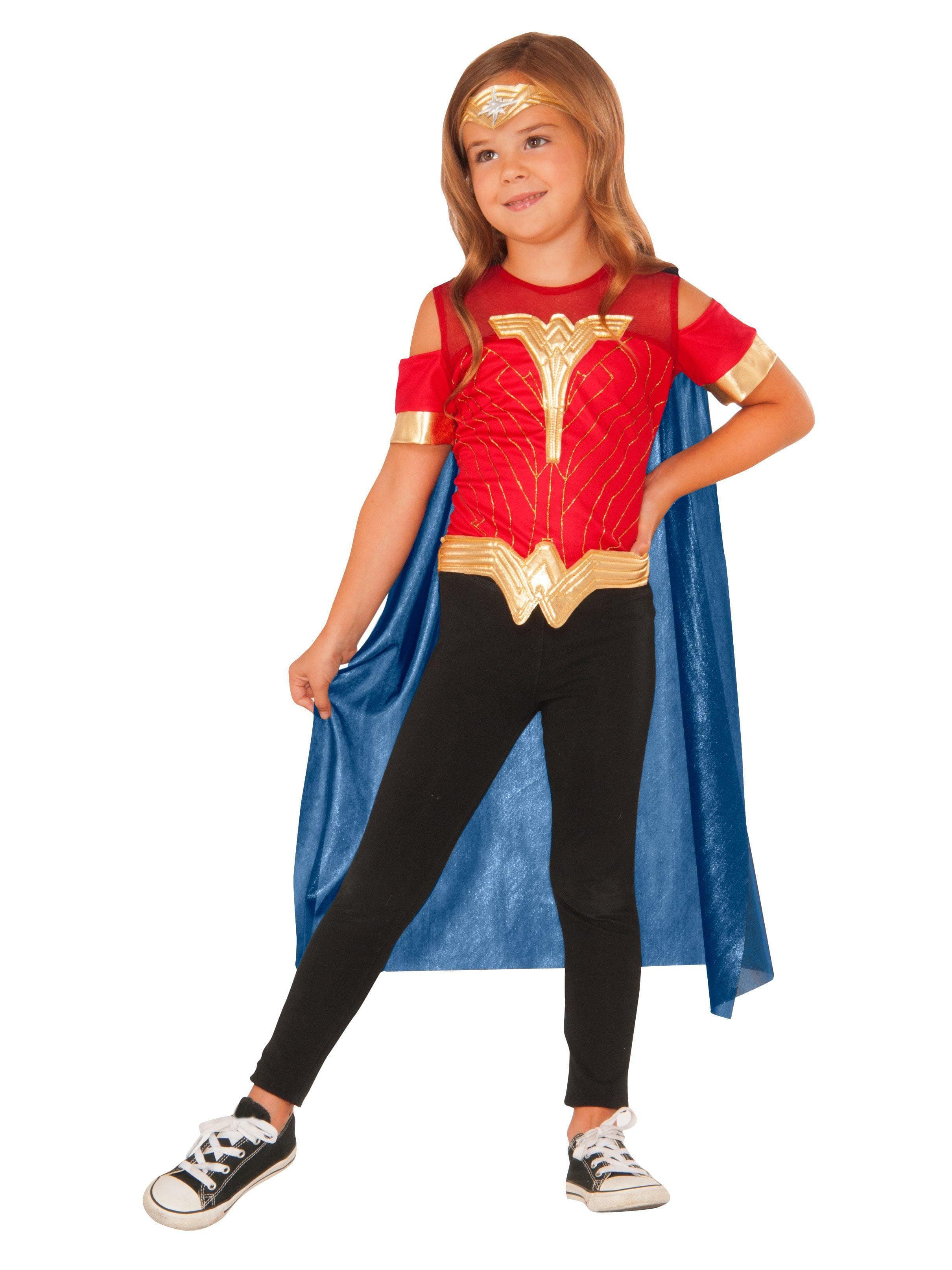 Kid's Justice League Wonder Woman Top Set - costumes.com