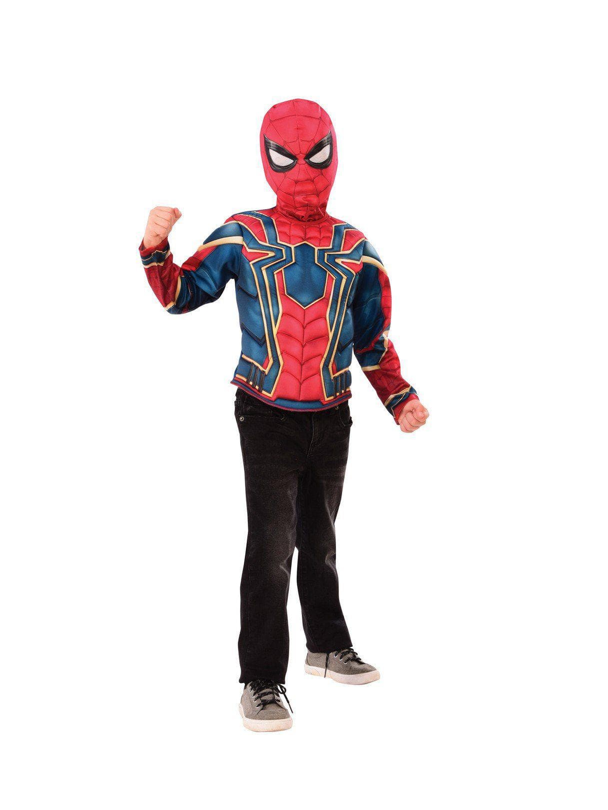 Kid's Spiderman Spiderman Muscle Chest Costume - costumes.com