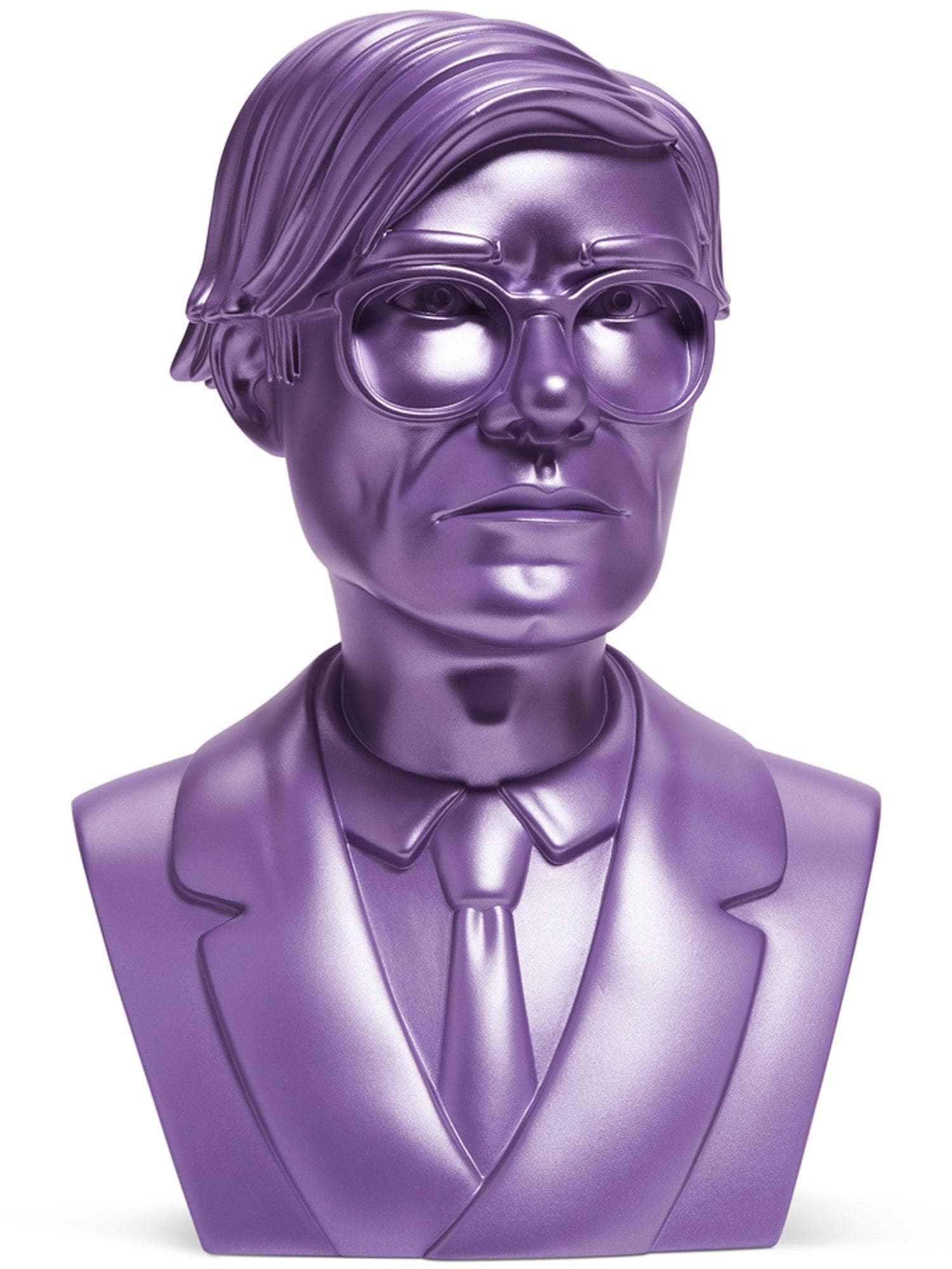 Kidrobot - Andy Warhol 12" The Bust Vinyl Art Sculpture - Con Exclusive Lavender Edition - costumes.com