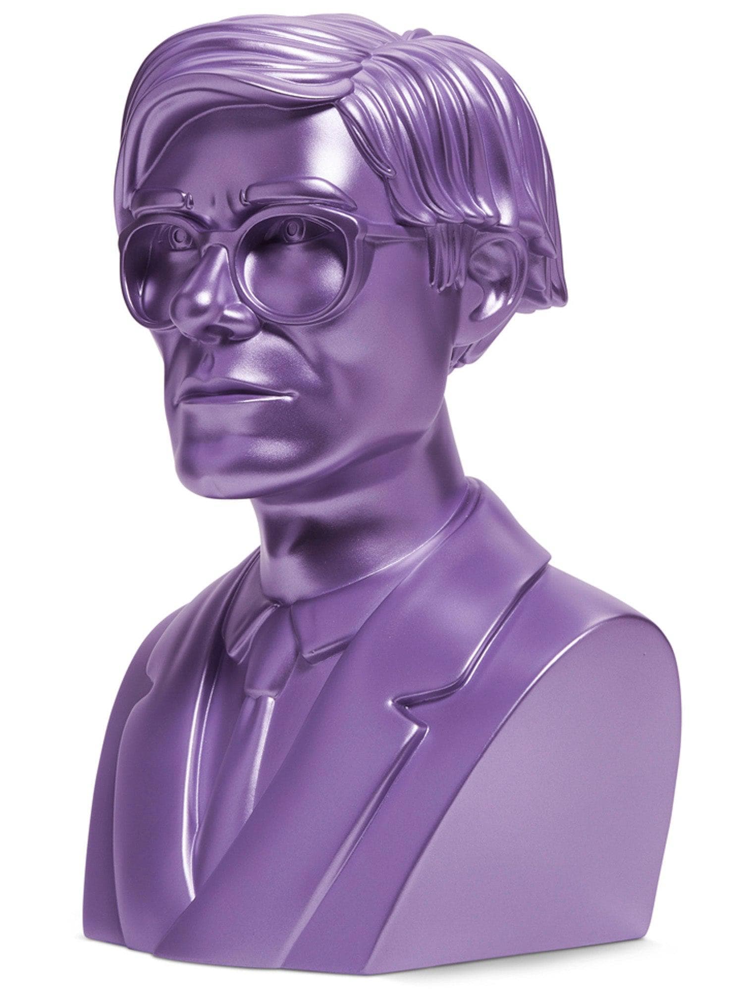 Kidrobot - Andy Warhol 12" The Bust Vinyl Art Sculpture - Con Exclusive Lavender Edition - costumes.com