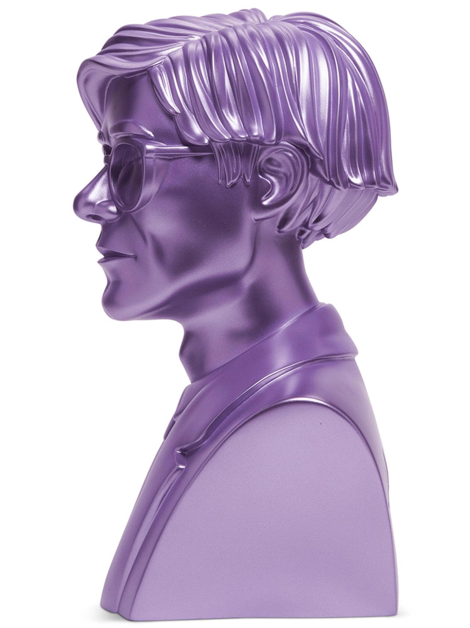 Kidrobot - Andy Warhol 12" The Bust Vinyl Art Sculpture - Con Exclusive Lavender Edition - costumes.com