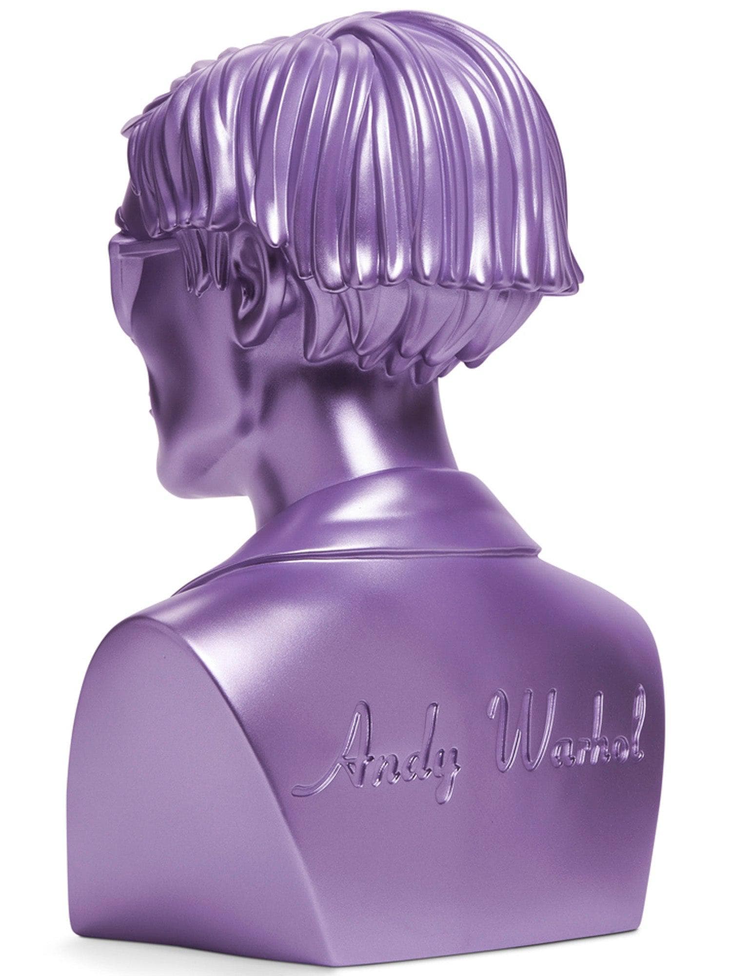 Kidrobot - Andy Warhol 12" The Bust Vinyl Art Sculpture - Con Exclusive Lavender Edition - costumes.com