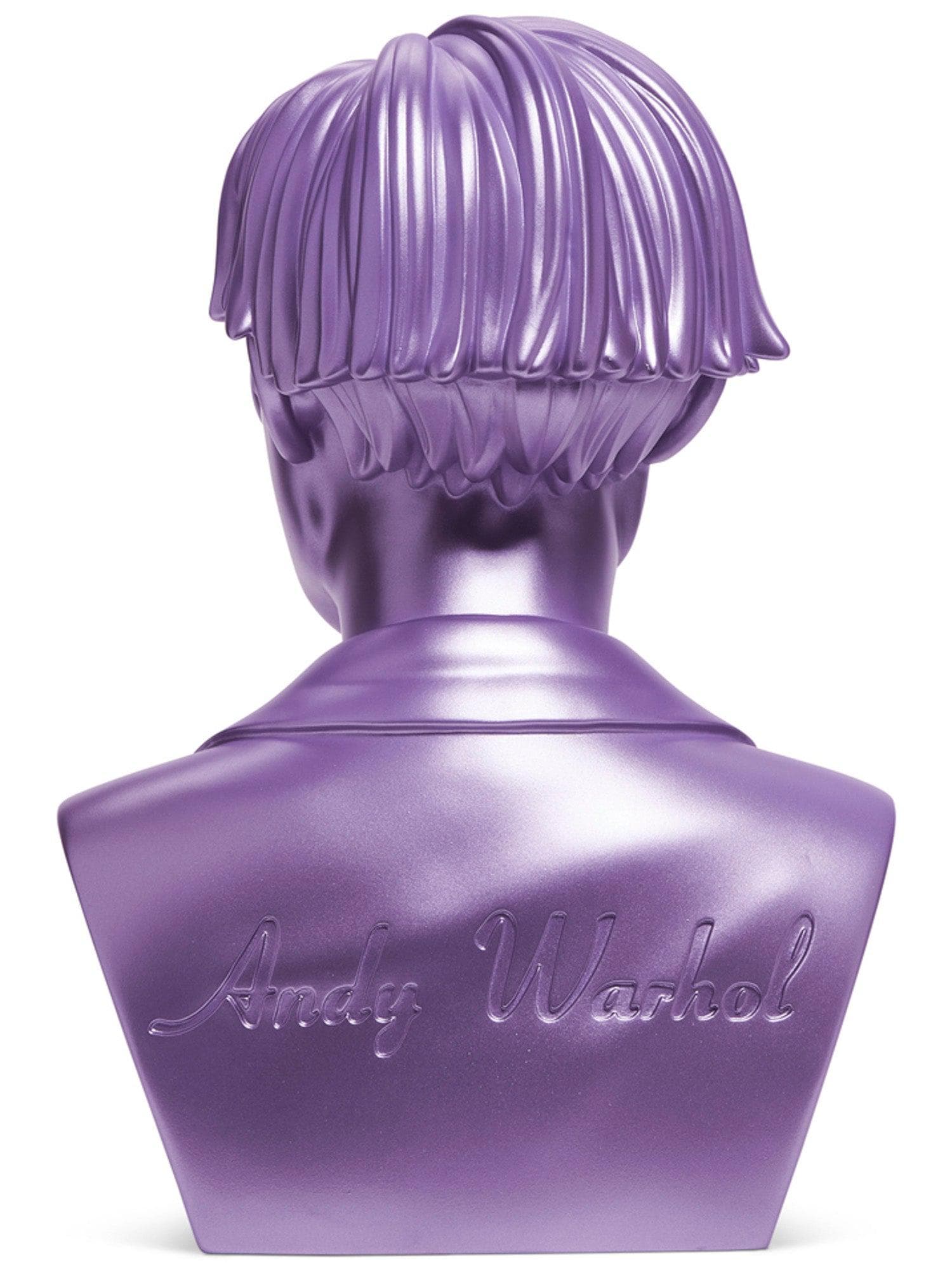 Kidrobot - Andy Warhol 12" The Bust Vinyl Art Sculpture - Con Exclusive Lavender Edition - costumes.com