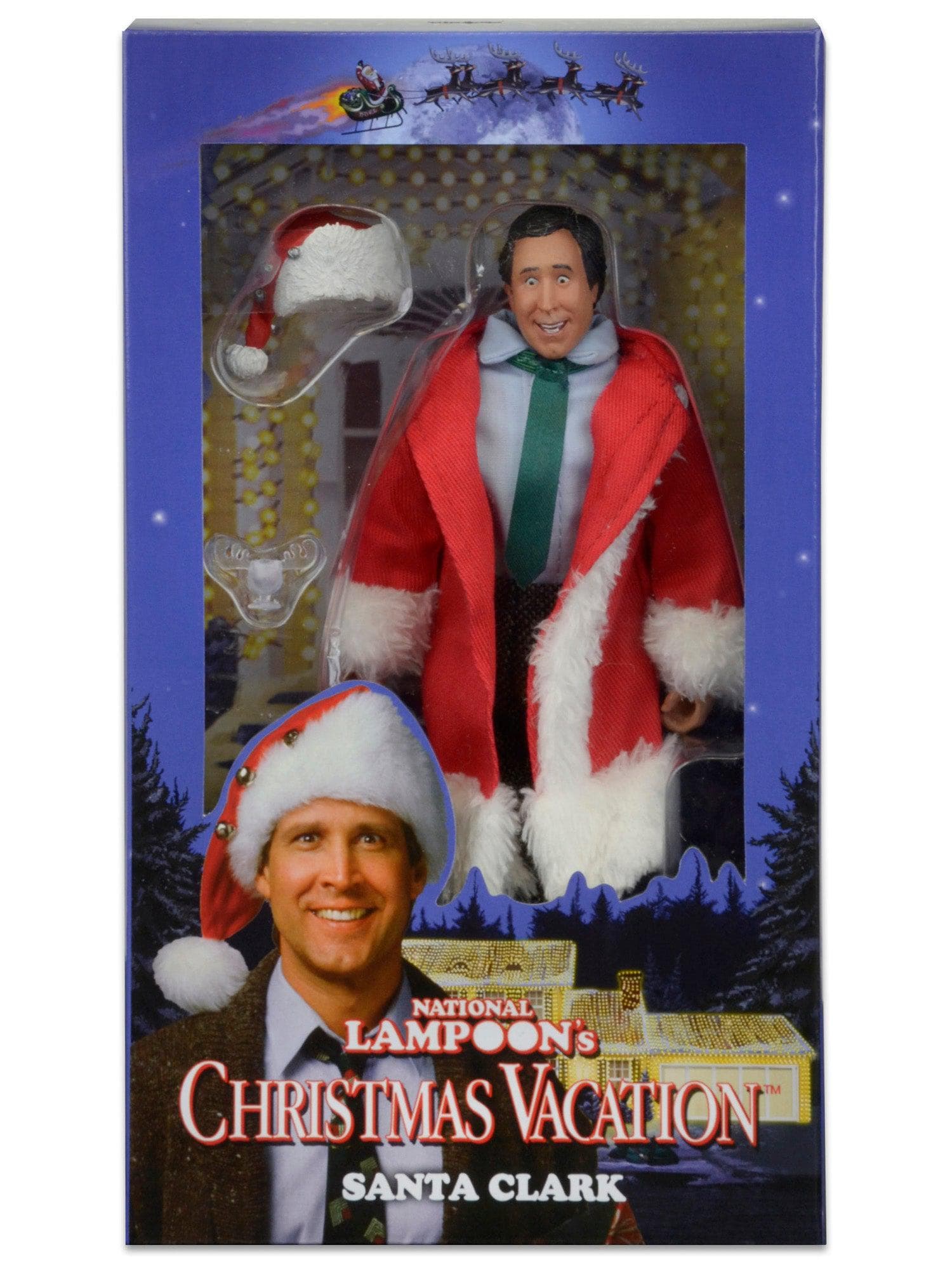 National Lampoon's Christmas Vacation - 8" Clothed Action Figure - Santa Clark - costumes.com