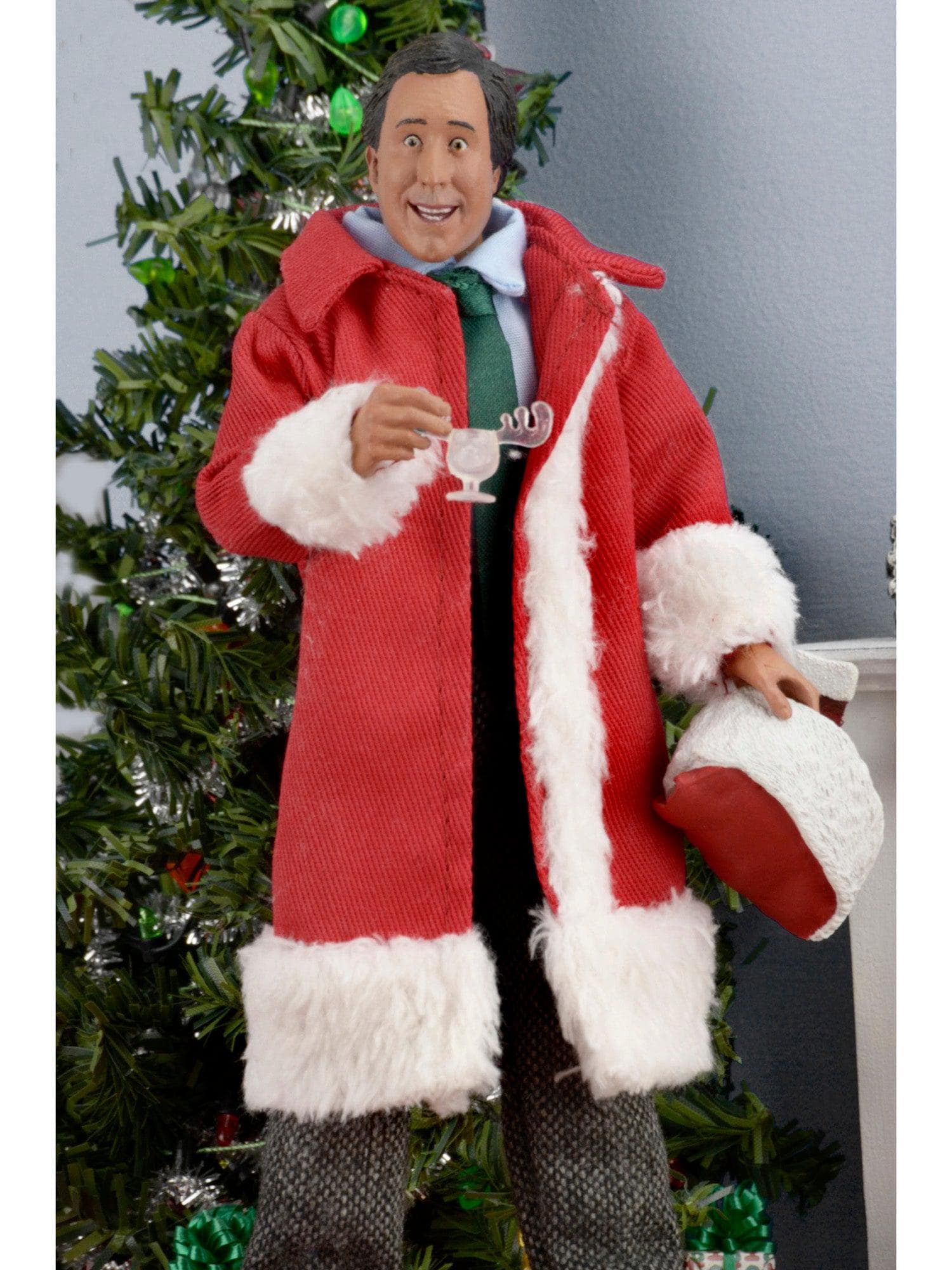 NECA - National Lampoon's Christmas Vacation - 8" Clothed Action Figure - Santa Clark - costumes.com