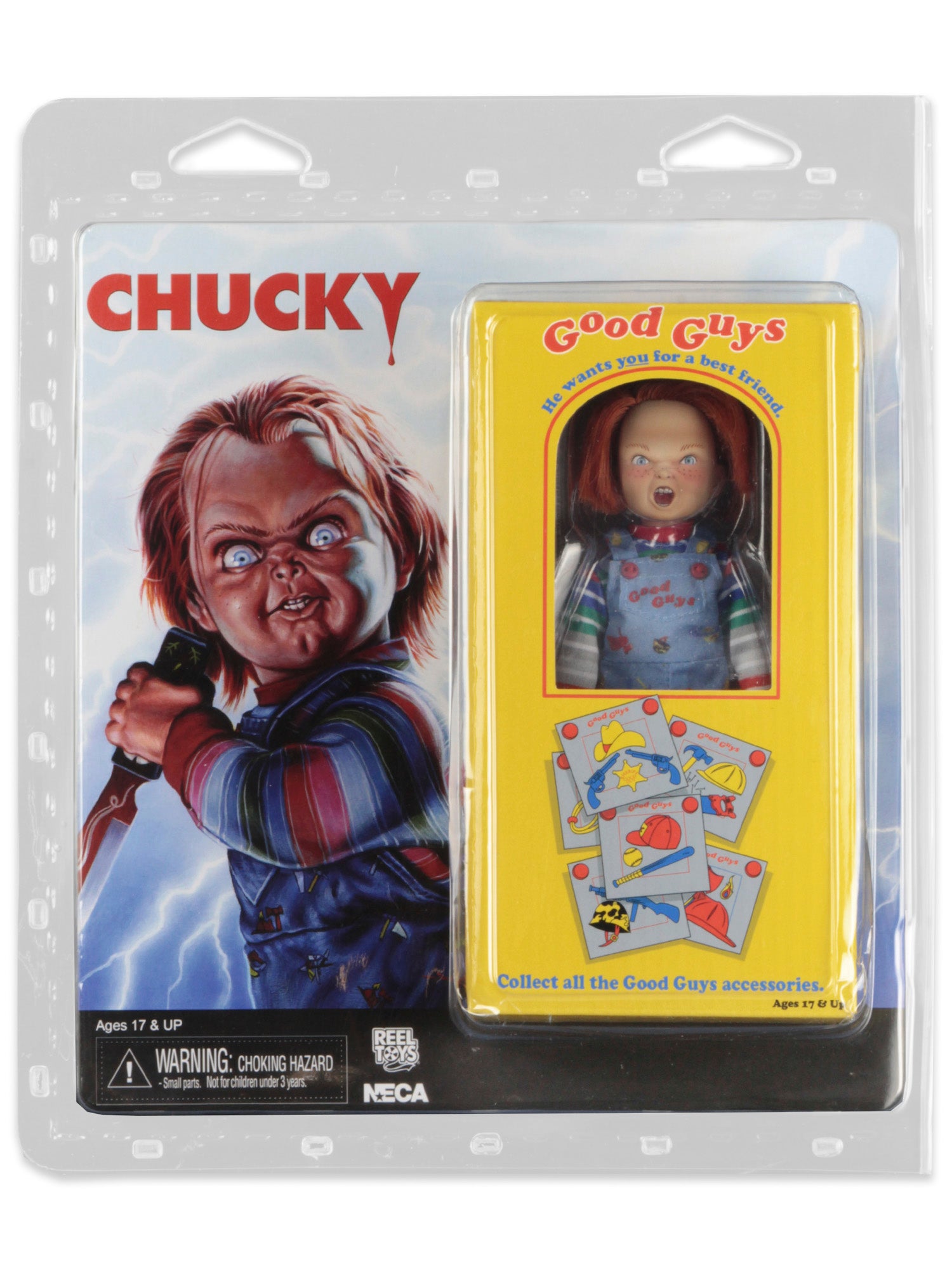 NECA - Chucky - 8" Scale Clothed Action Figure - costumes.com
