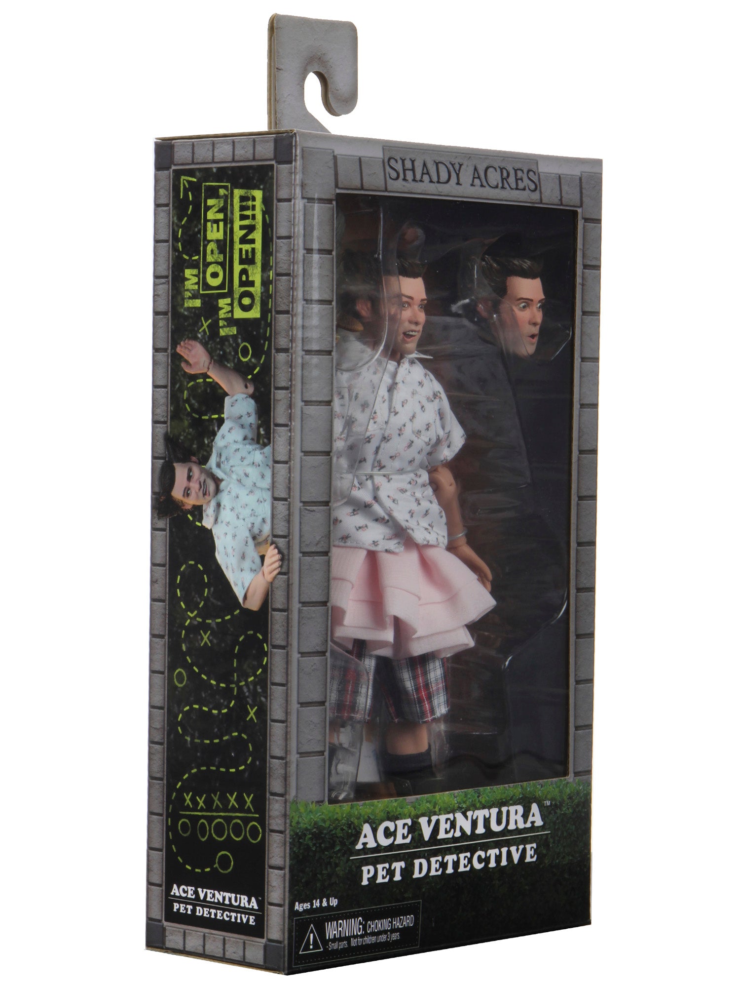 NECA - Ace Ventura: Pet Detective - 8" Clothed Action Figure - Ace Ventura (Shady Acres) - costumes.com