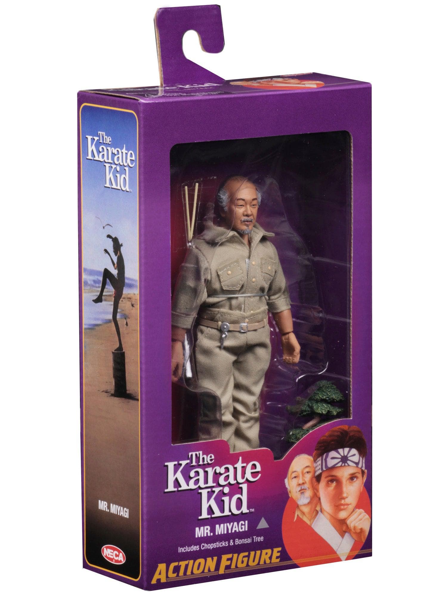 NECA - Karate Kid (1984) - 8" Clothed Action Figure - Mr. Miyagi - costumes.com