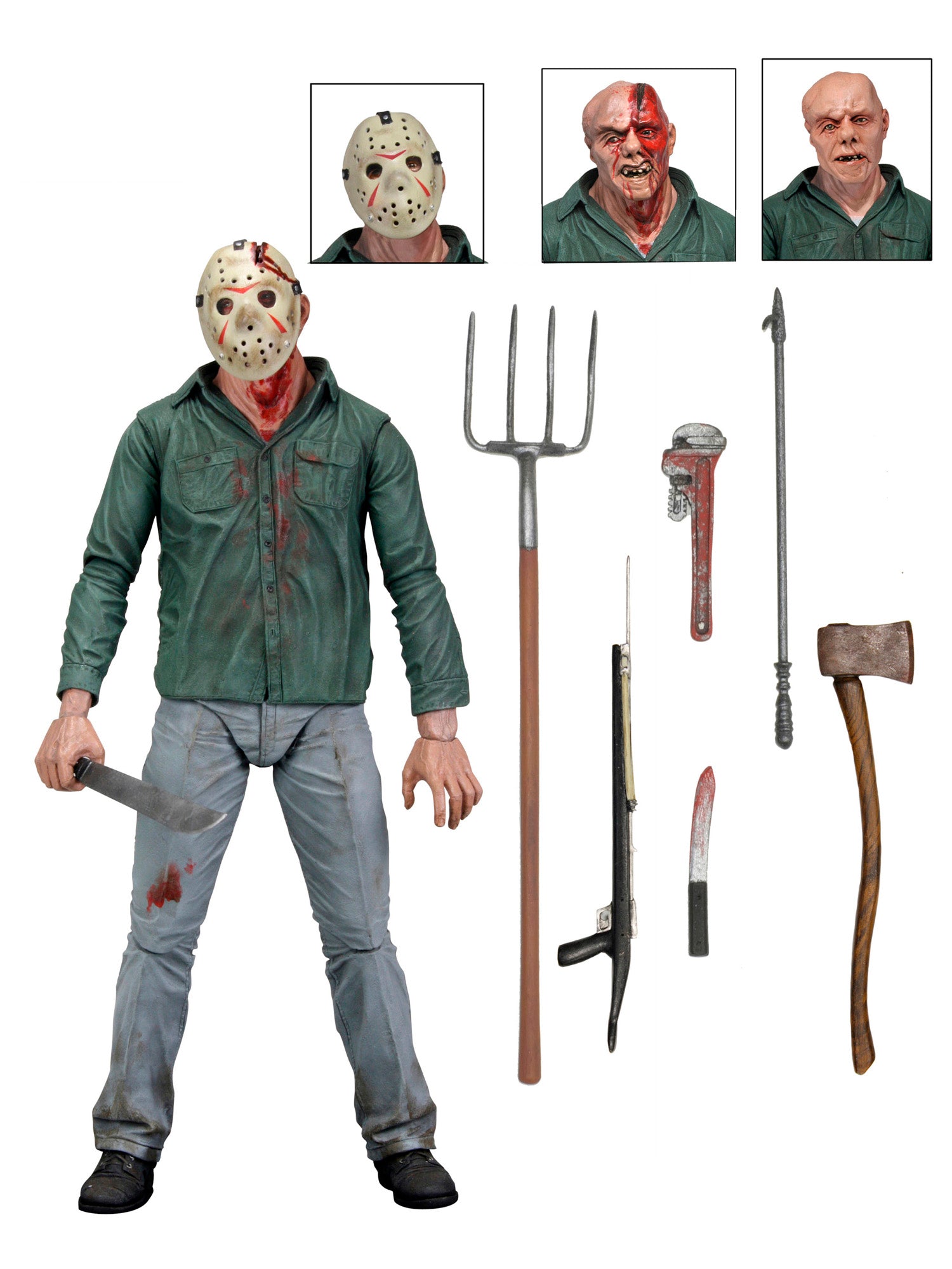 Friday the 13th - 7" Action Figure - Ultimate Part 3 Jason - costumes.com