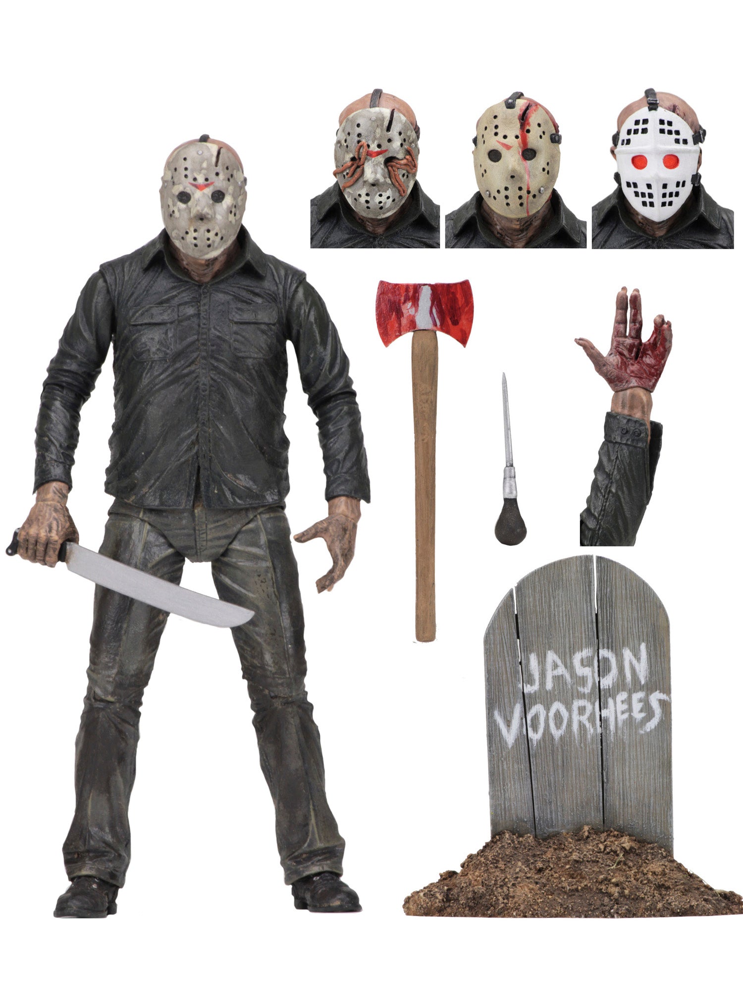 Friday the 13th - 7" Action Figure - Ultimate Part 5 Jason - costumes.com