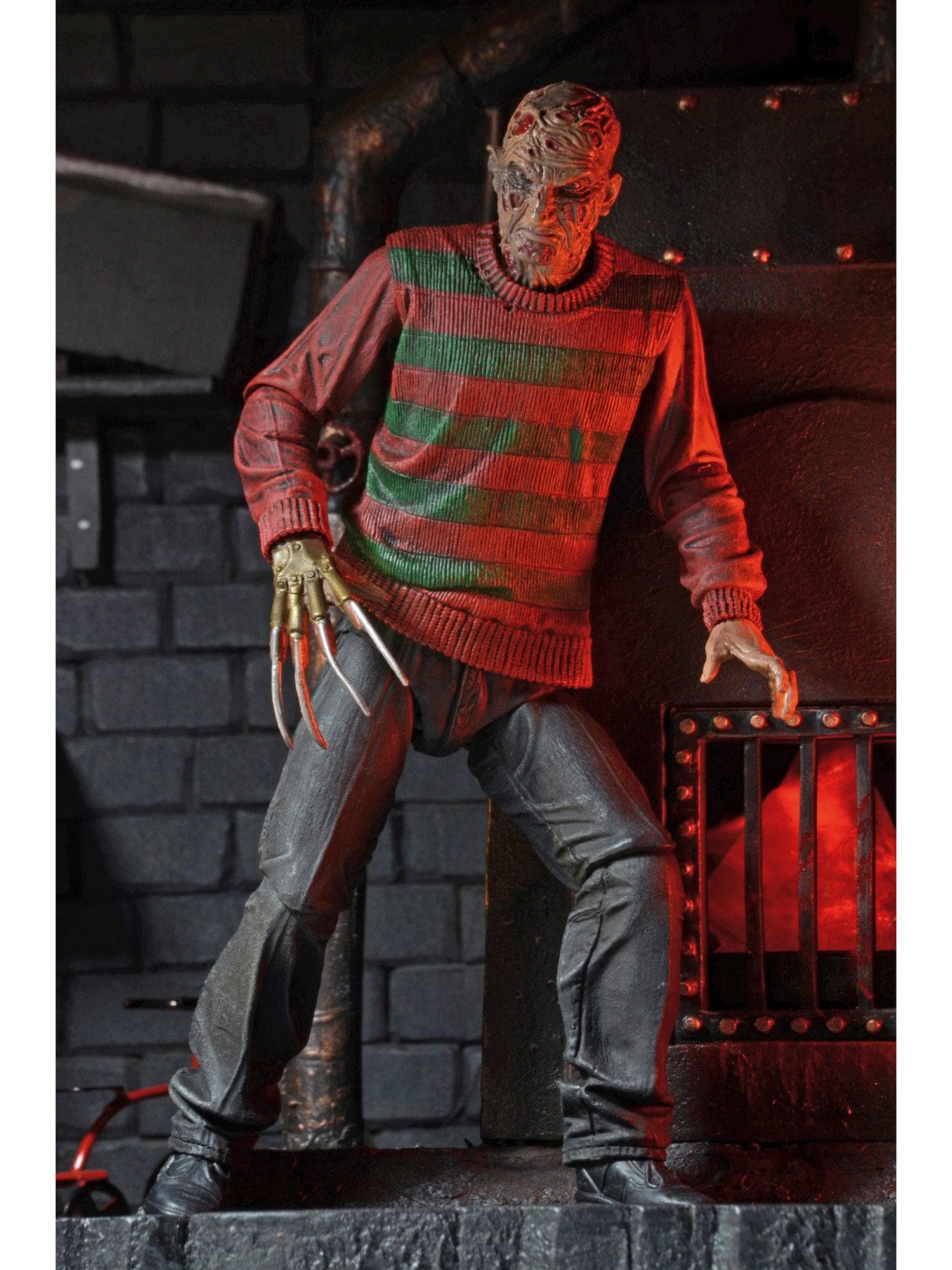 NECA - Nightmare on Elm Street - 7" Scale Action Figure - Ultimate Freddy - costumes.com