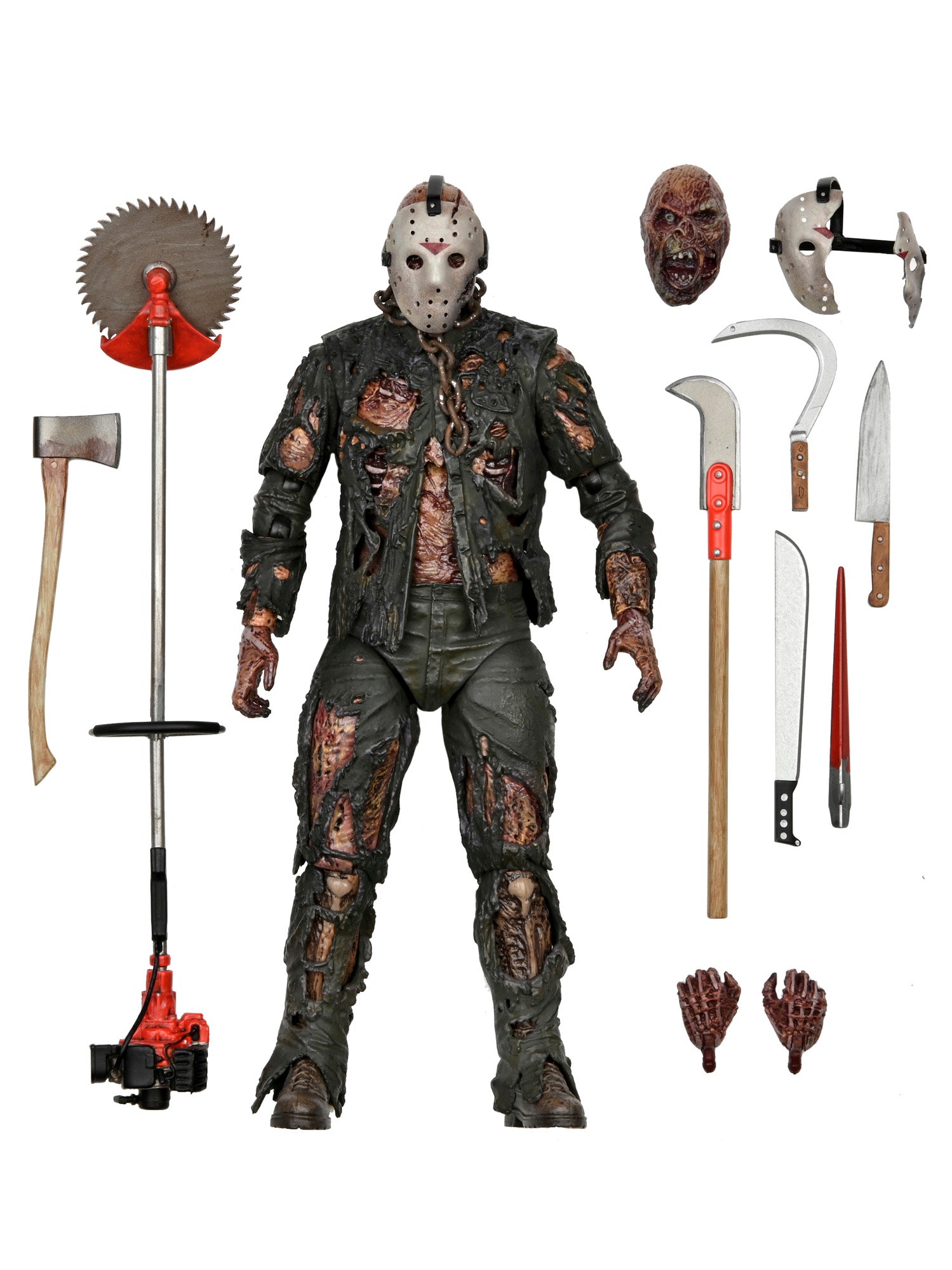 NECA - Friday the 13th - 7" Scale Action Figure - Ultimate Part 7 (New Blood) Jason - costumes.com
