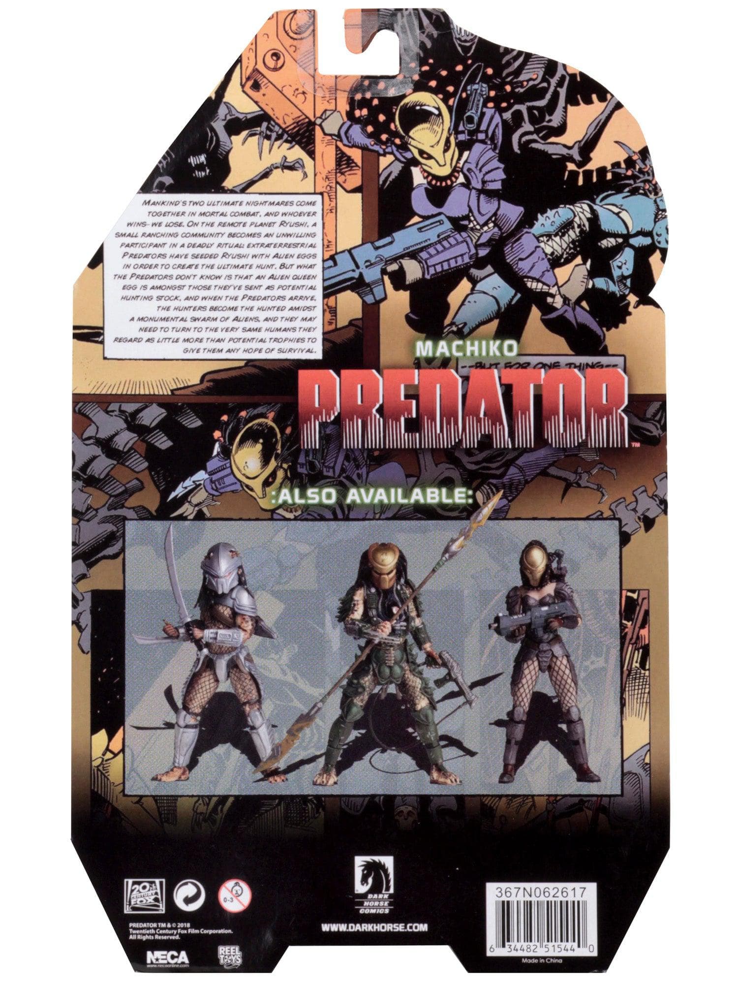 NECA - Predator - 7" Action Figure - Series 18 Machiko - costumes.com