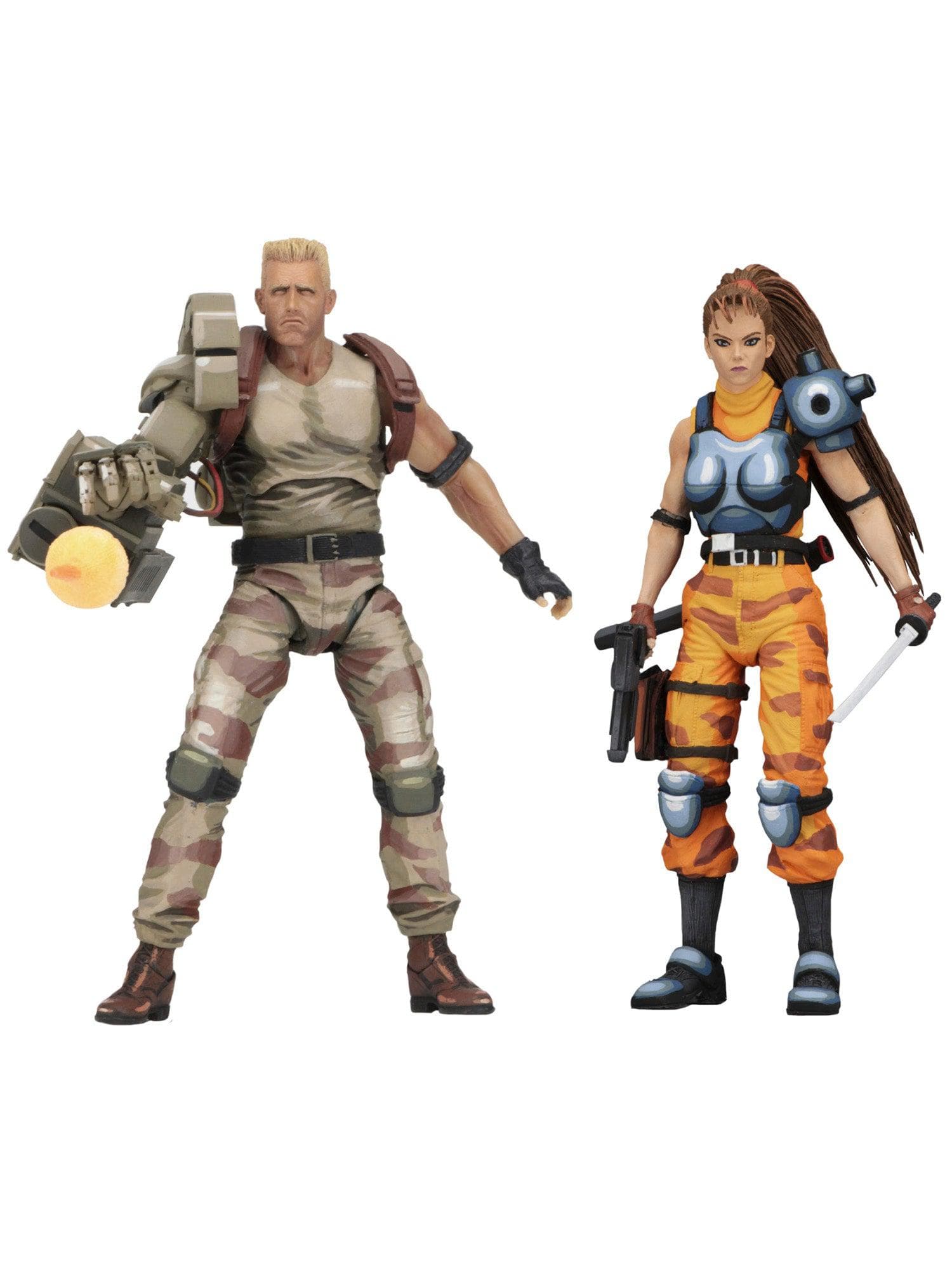 NECA - Alien vs Predator - 7" Scale Figure - Dutch & Lin Arcade - 2 Pack - costumes.com