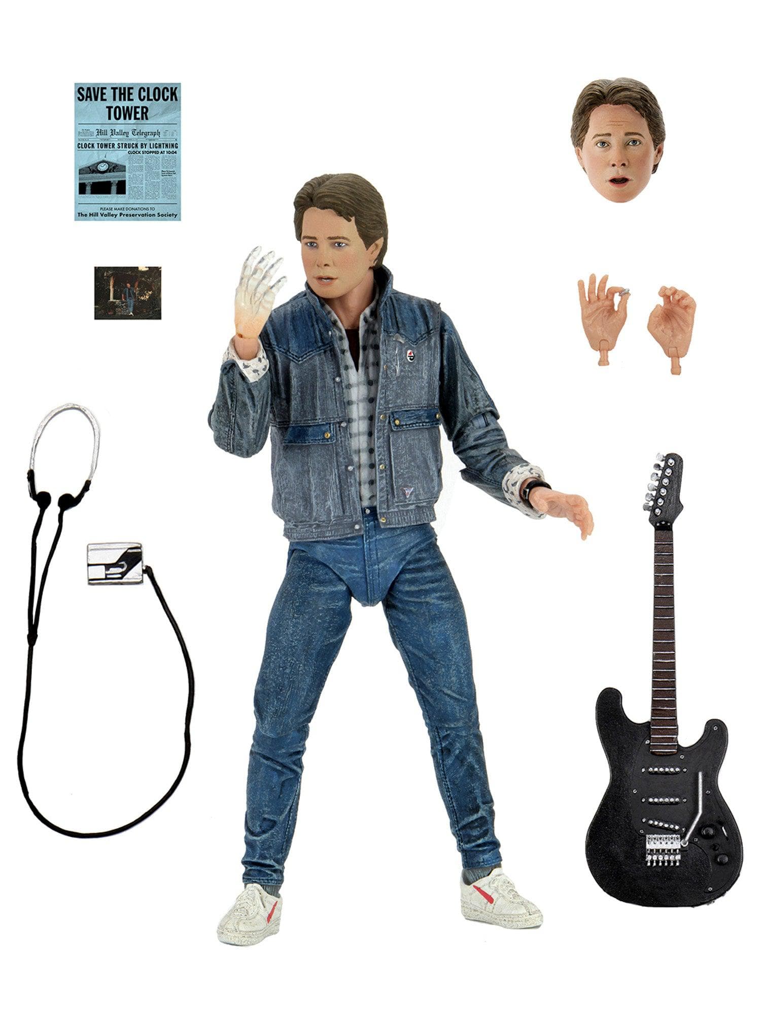 NECA - Back to the Future - 7" Scale Action Figure - Ultimate Marty McFly '85 (Audition) - costumes.com
