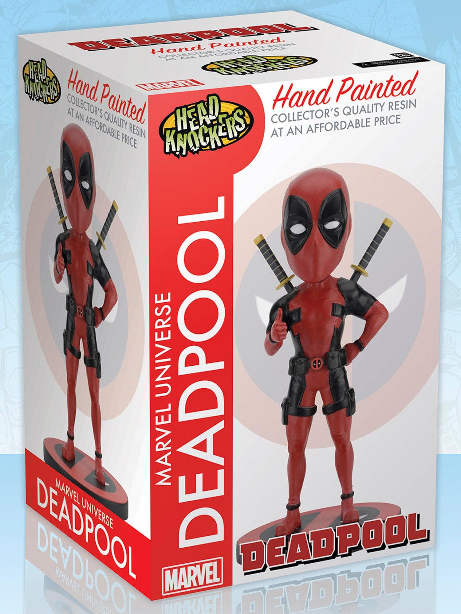 NECA - Marvel - Classic Deadpool Head Knocker - costumes.com