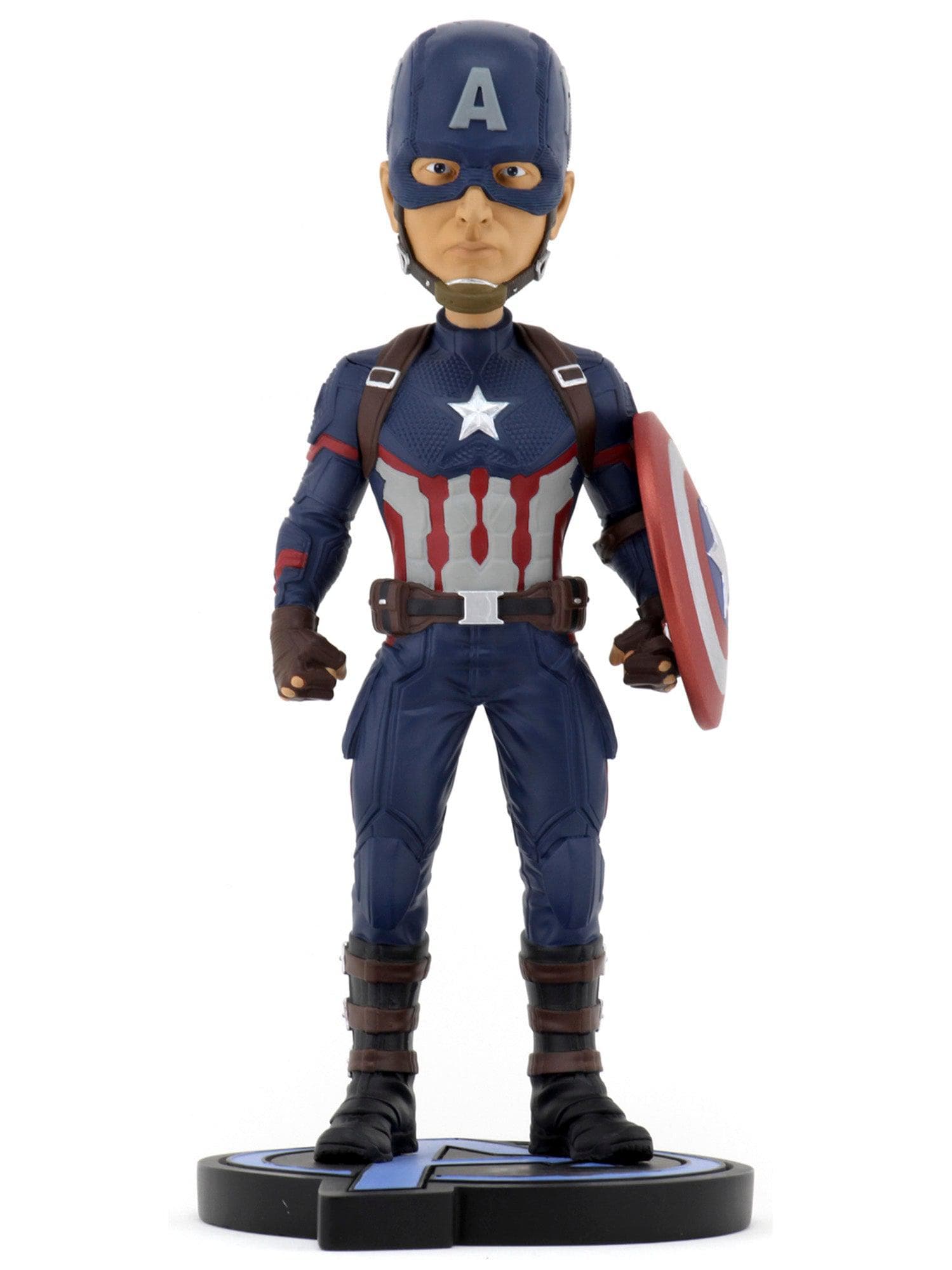 NECA - Avengers: EndGame - Captain America Head Knocker - costumes.com