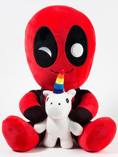 Kidrobot - HugMe Plush - Deadpool with Unicorn
