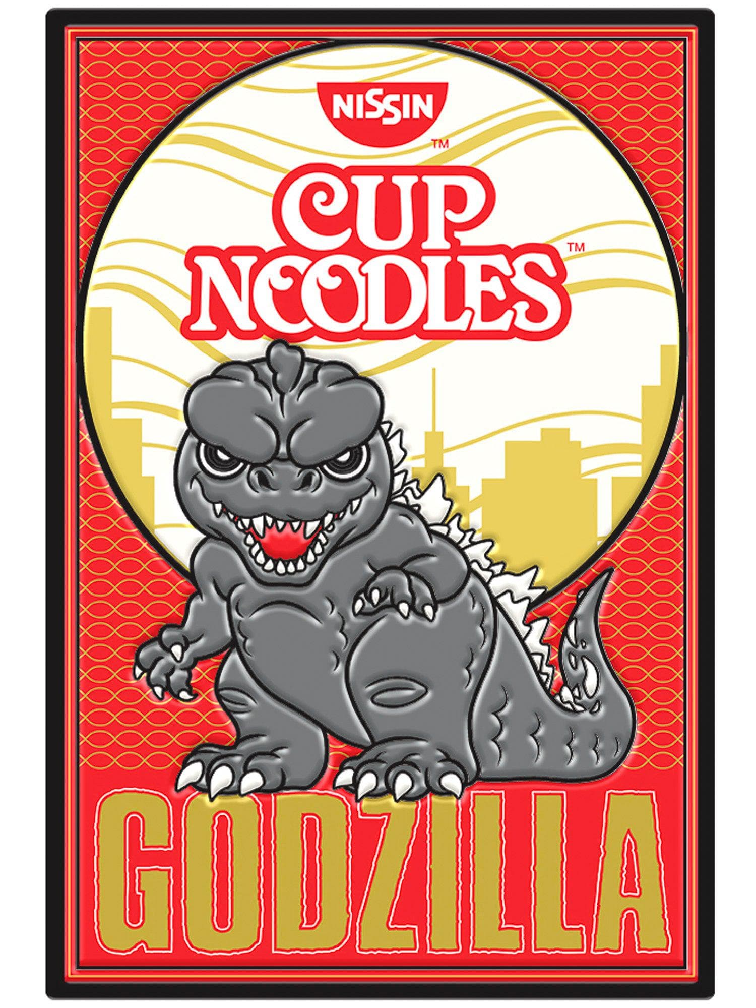 Kidrobot - Godzilla x Cup Noodle Lanyard and Pin Set - costumes.com