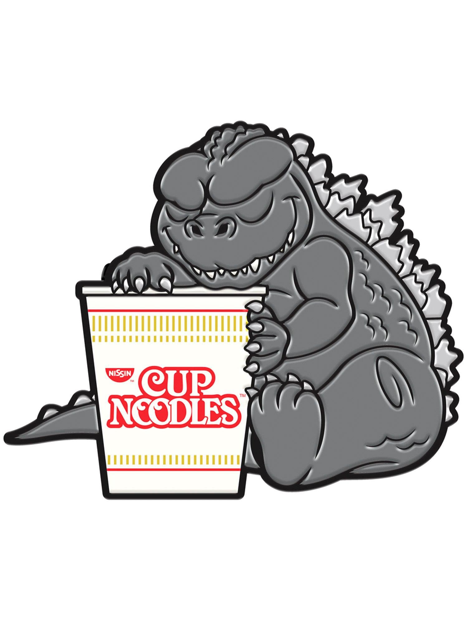 Kidrobot - Godzilla x Cup Noodle Lanyard and Pin Set - costumes.com
