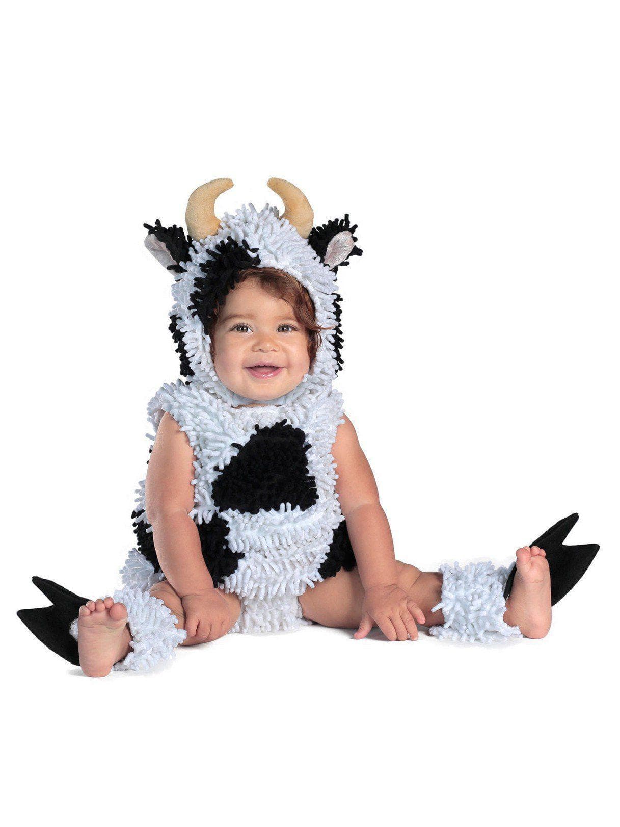 Black and White Kelly the Cow Costume for Babies - costumes.com