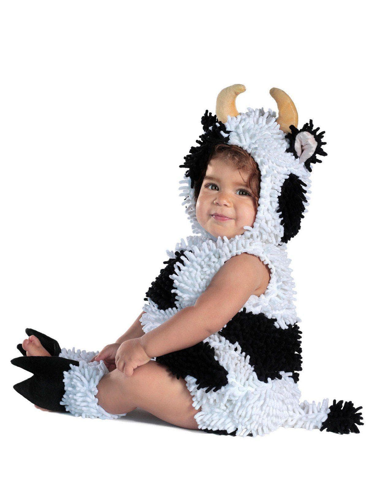 Black and White Kelly the Cow Costume for Babies - costumes.com