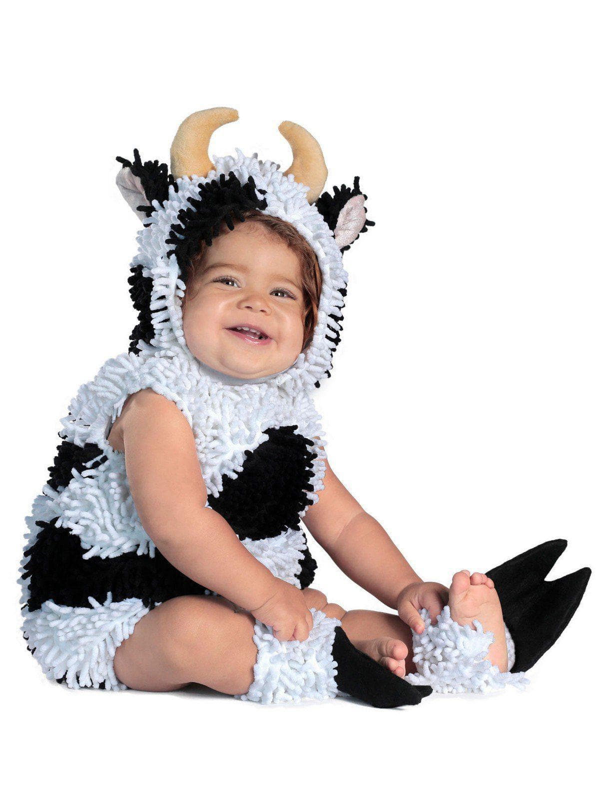 Black and White Kelly the Cow Costume for Babies - costumes.com