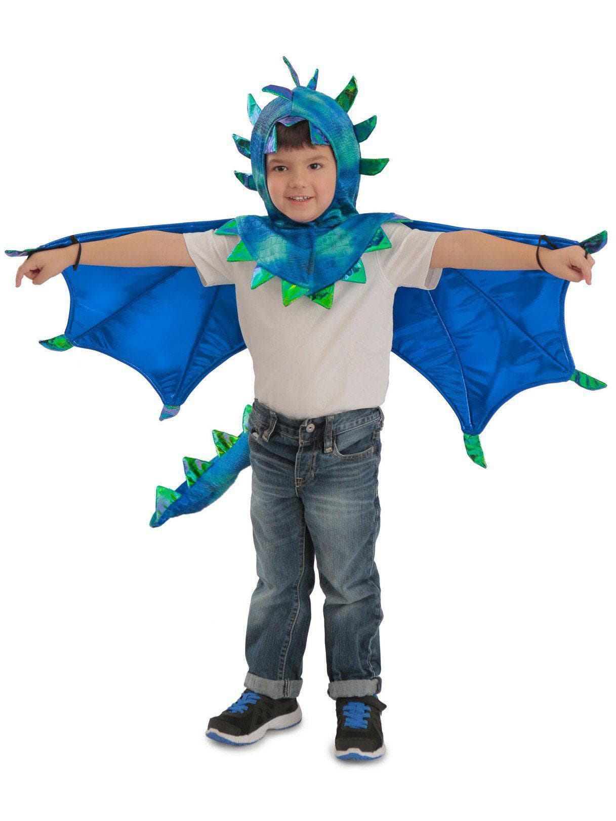 Kid's Hooded Sully Dragon Costume - costumes.com
