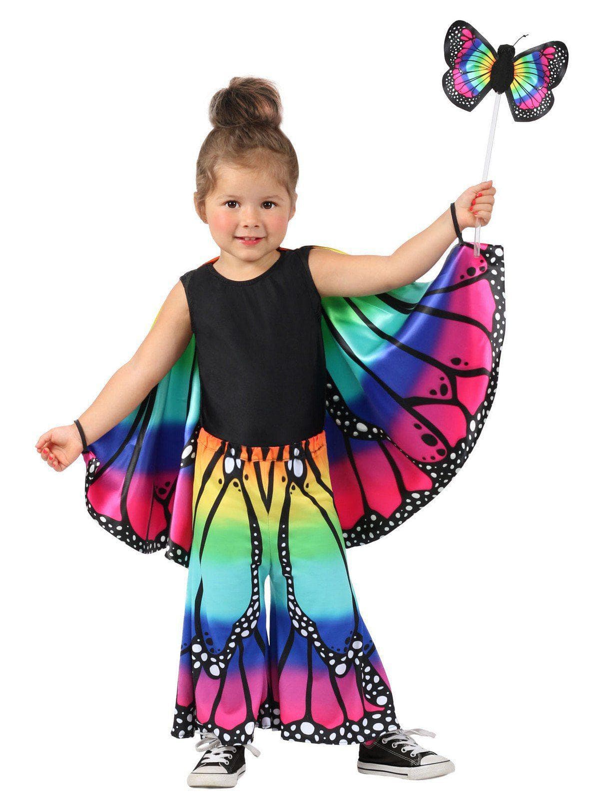 Kid's Rainbow Butterfly Pants Costume - costumes.com