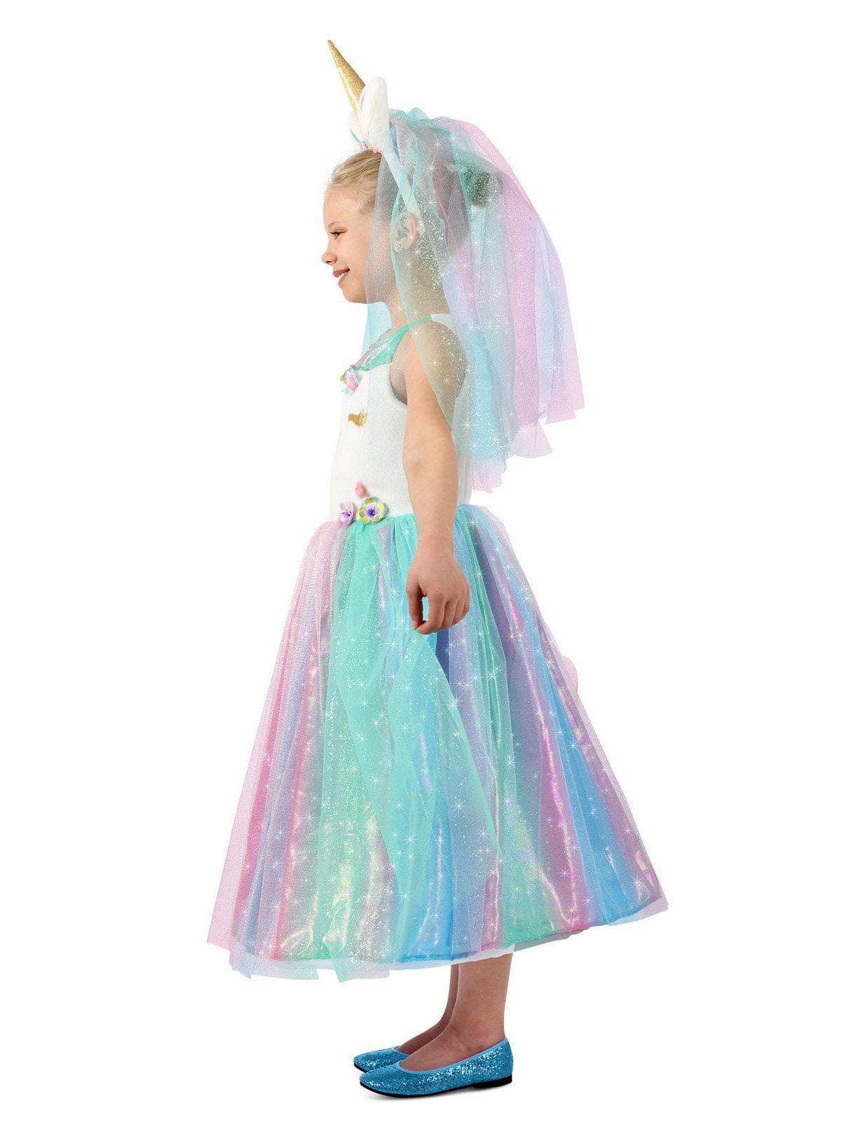 Kid's Lovely Lady Unicorn Dress Costume - costumes.com