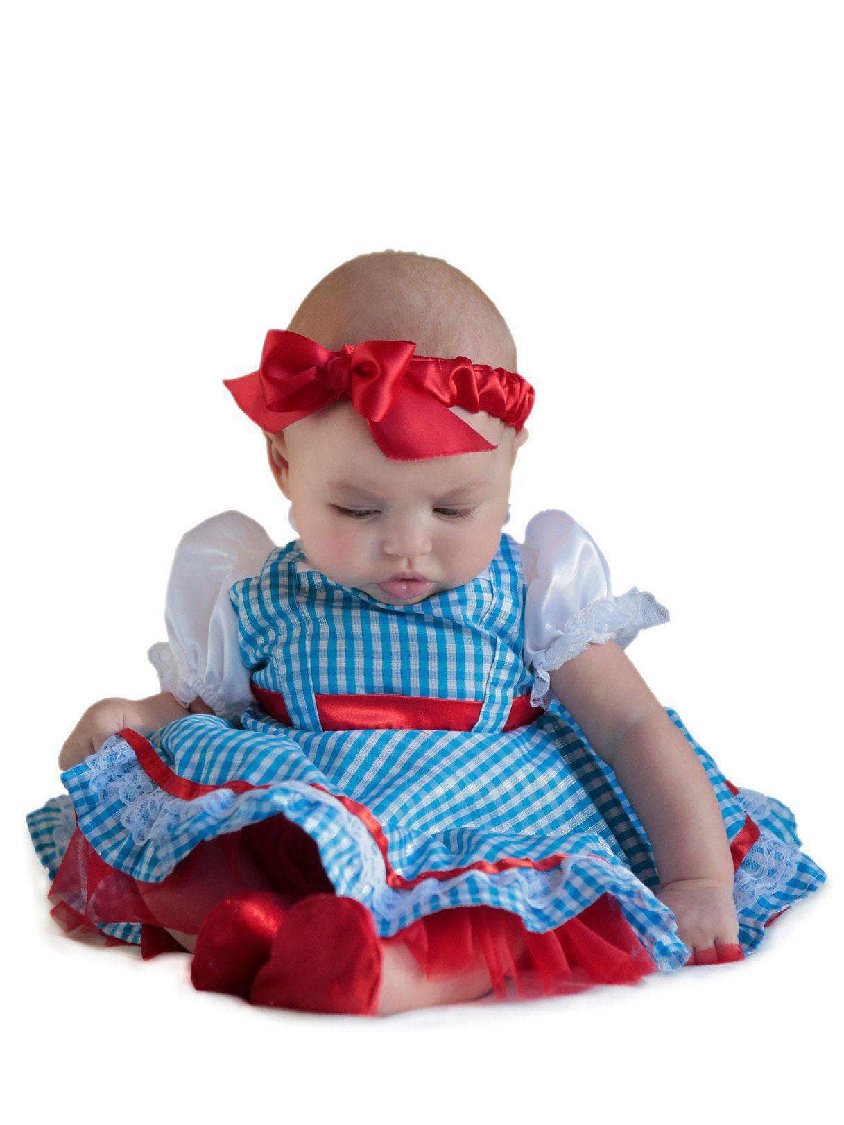 Red Bow Wizard of Oz Dorothy Costume for Babies - costumes.com