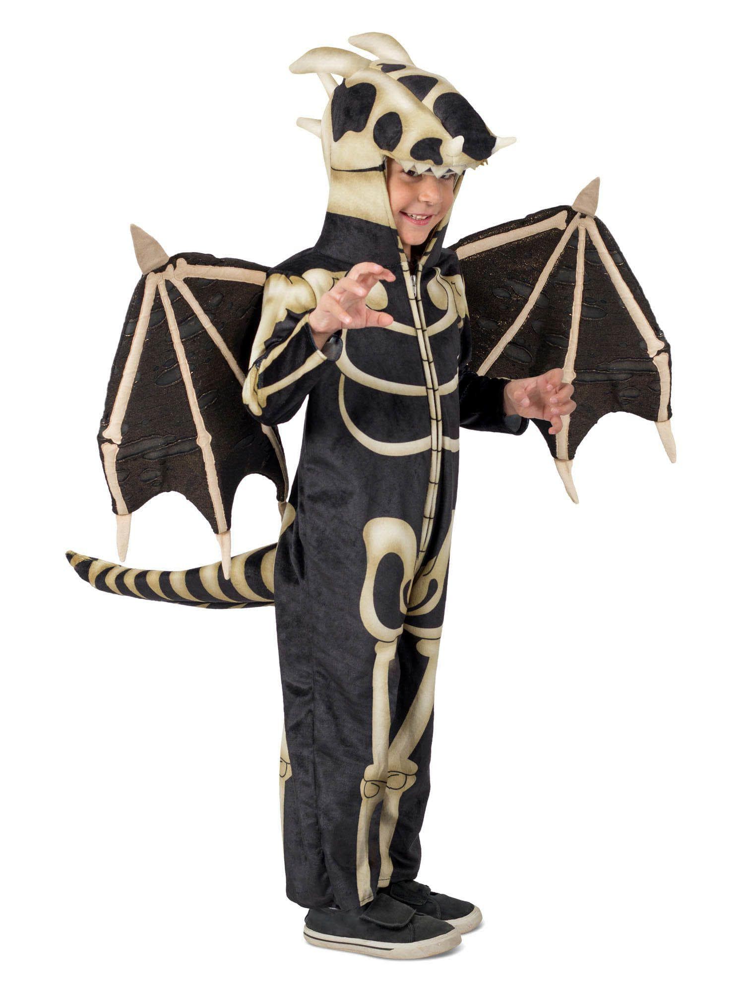 Kid's Dragon Skeleton Costume - costumes.com