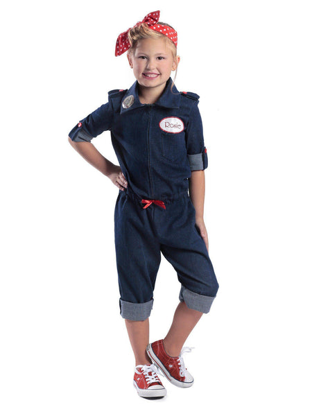 Kid's Rosie the Riveter Costume