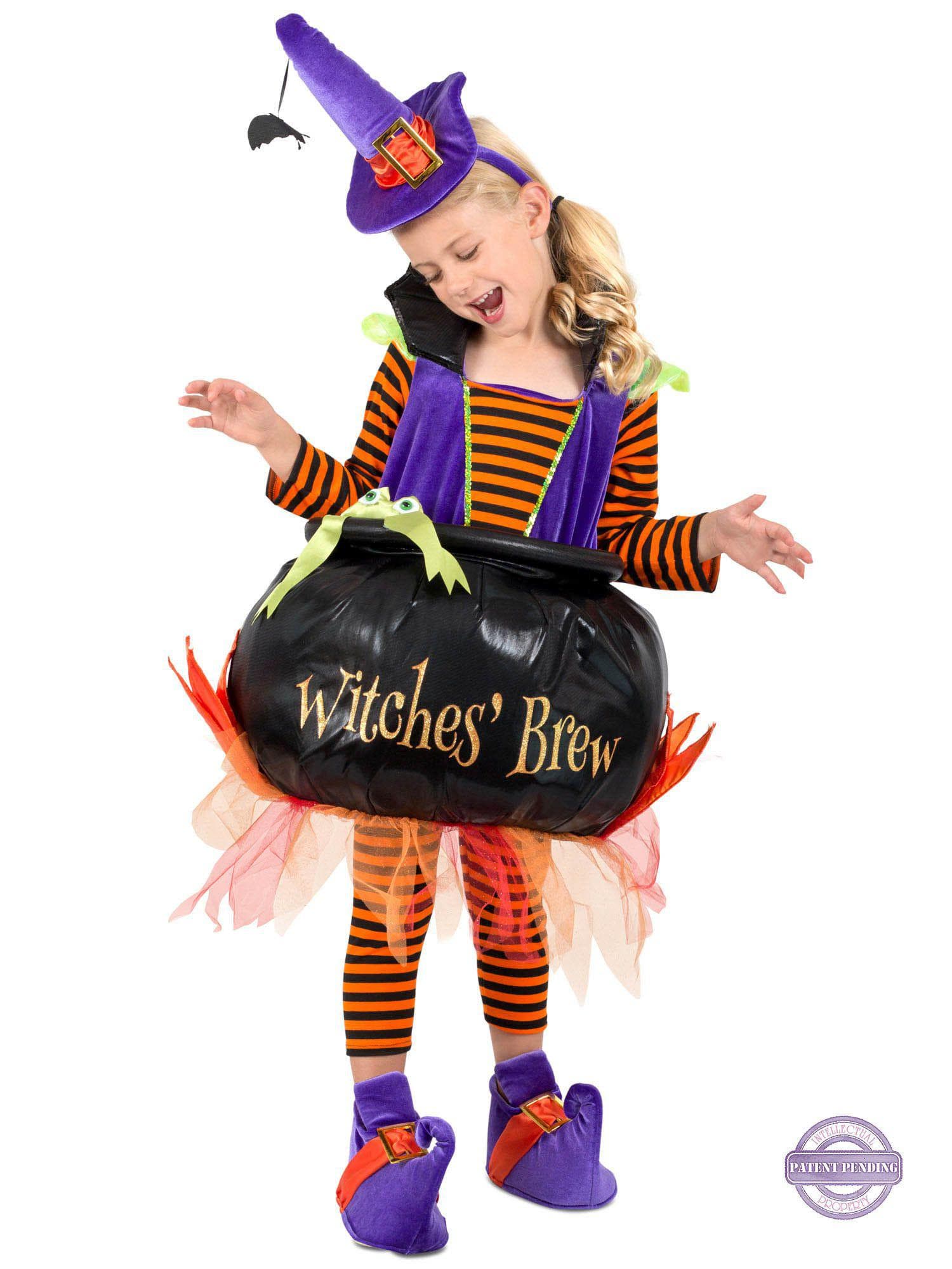 Kid's Cauldron Witch Costume - costumes.com