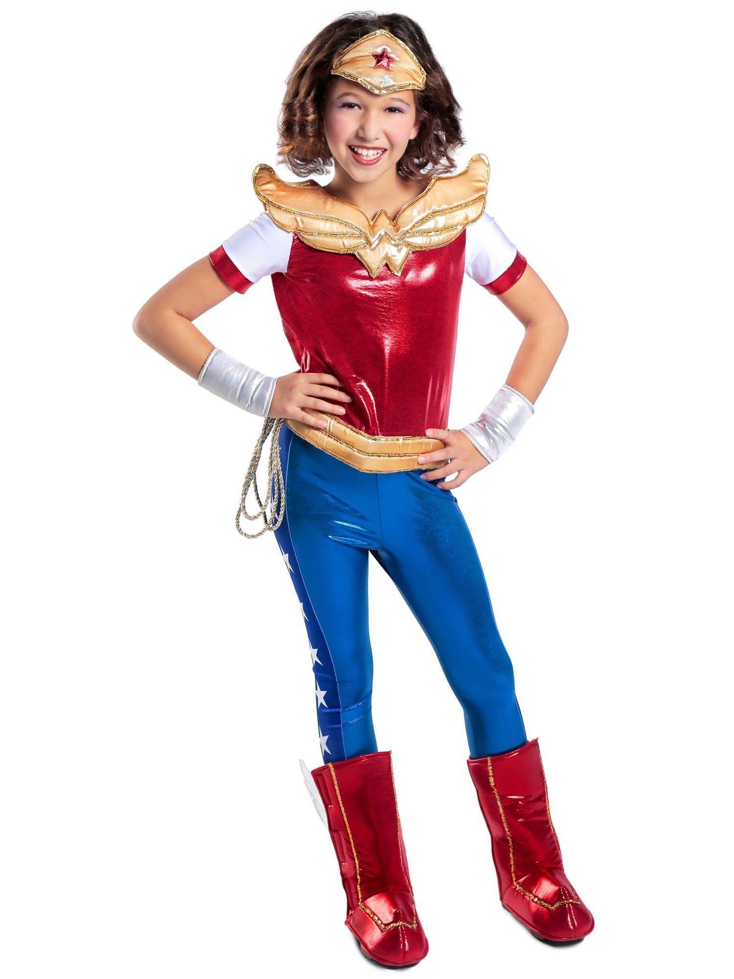 Girls' DC Superhero Girls Wonder Woman Costume - Premium - costumes.com
