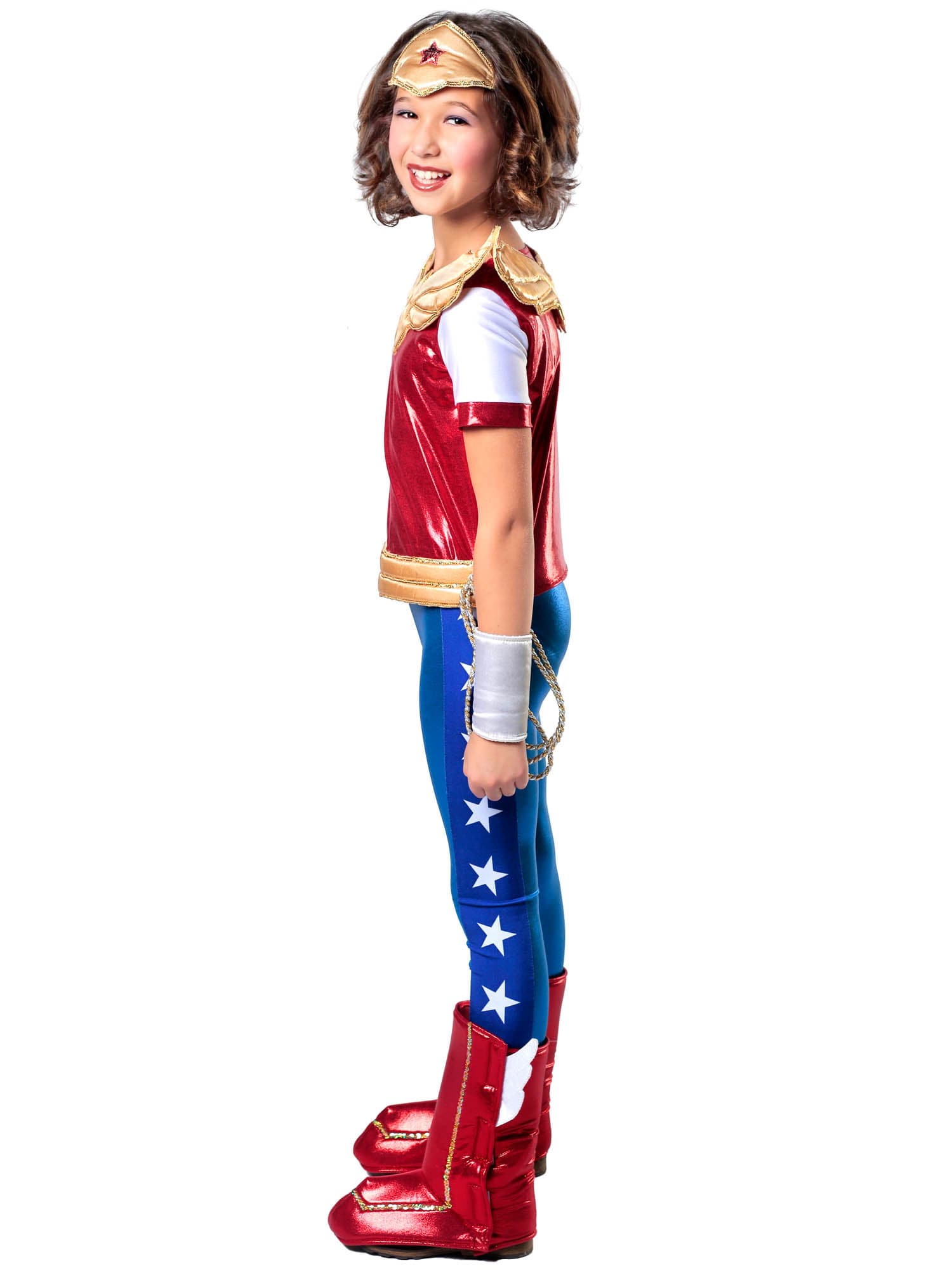 Kid's DC Superhero Girls Wonder Woman Deluxe Costume - costumes.com