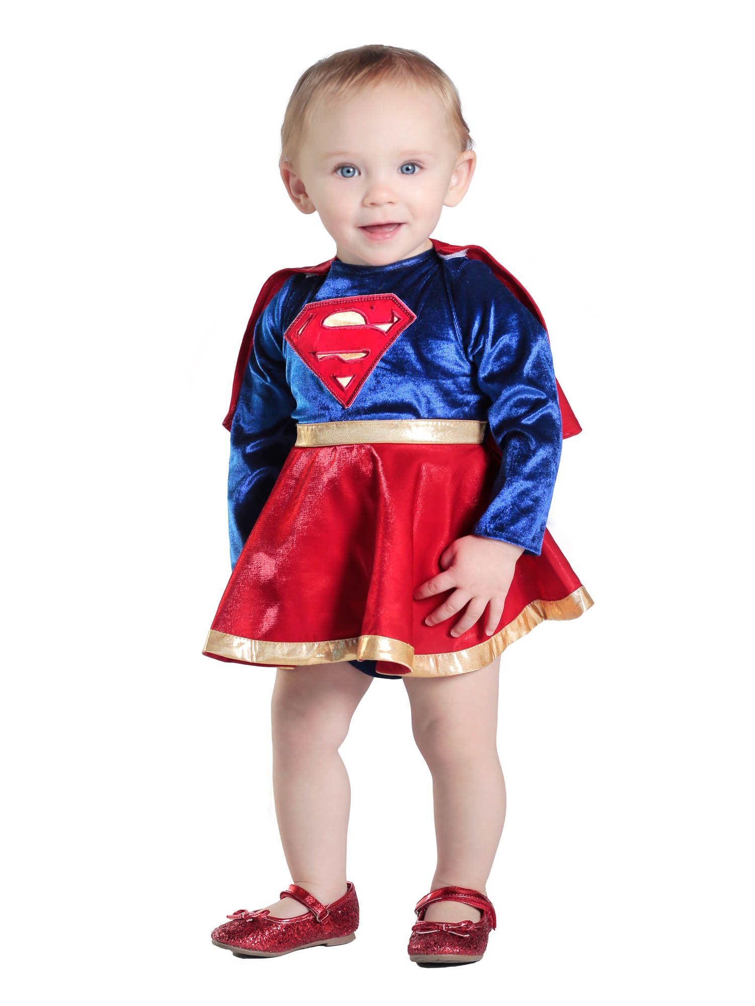 DC Comics Supergirl Dress with Diaper Cover for Babies and Toddlers - costumes.com