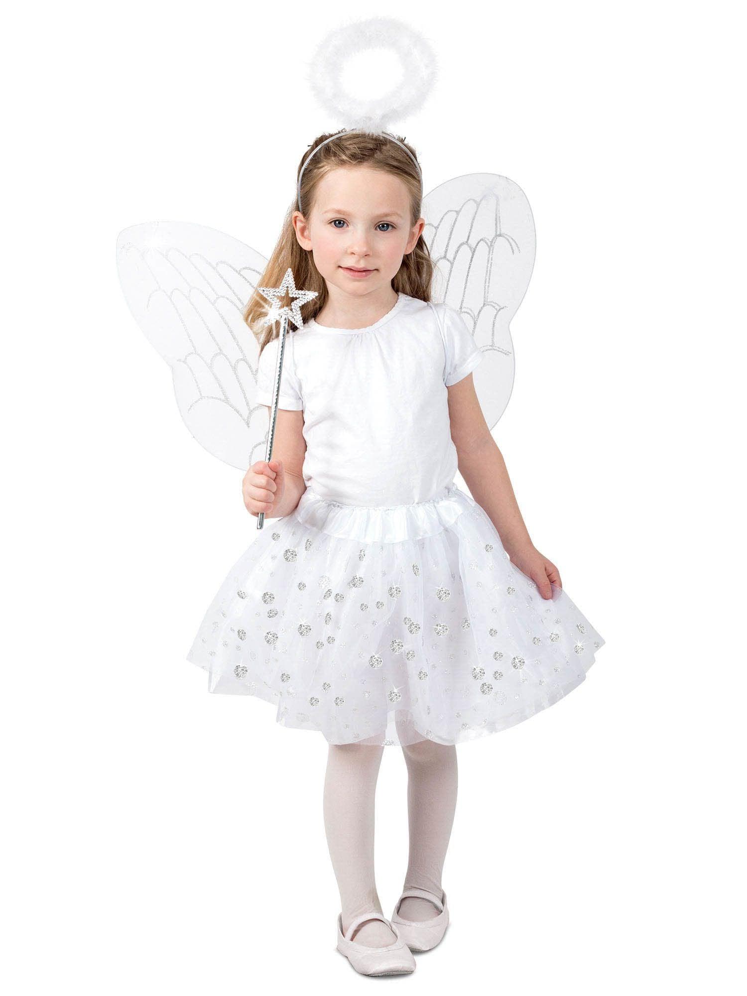 Kid's Angel Skirt Set Costume - costumes.com