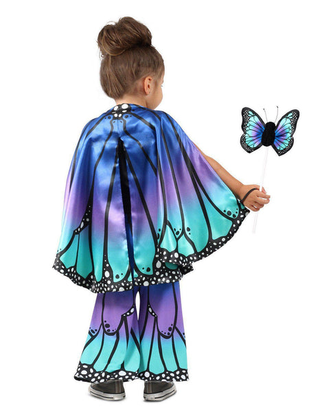 Child Blue Butterfly Cape Child