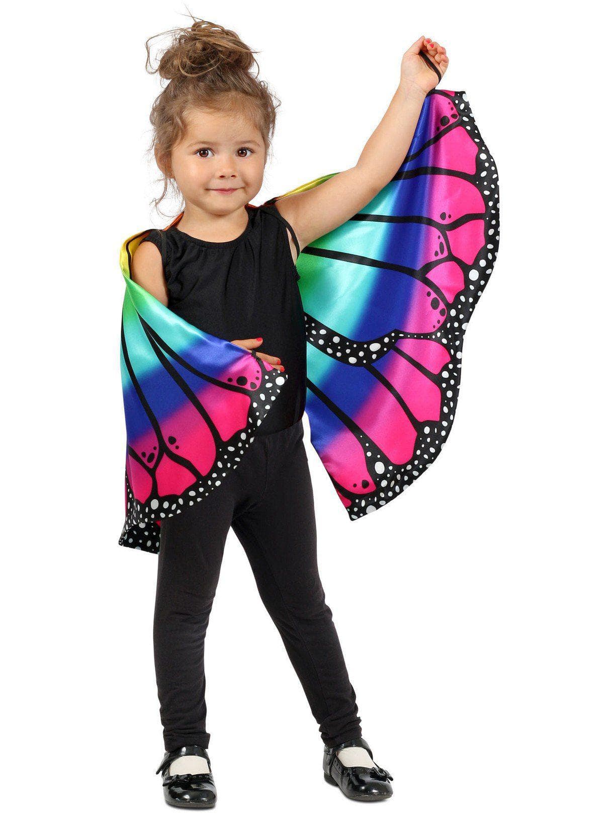 Child Rainbow Butterfly Cape - costumes.com