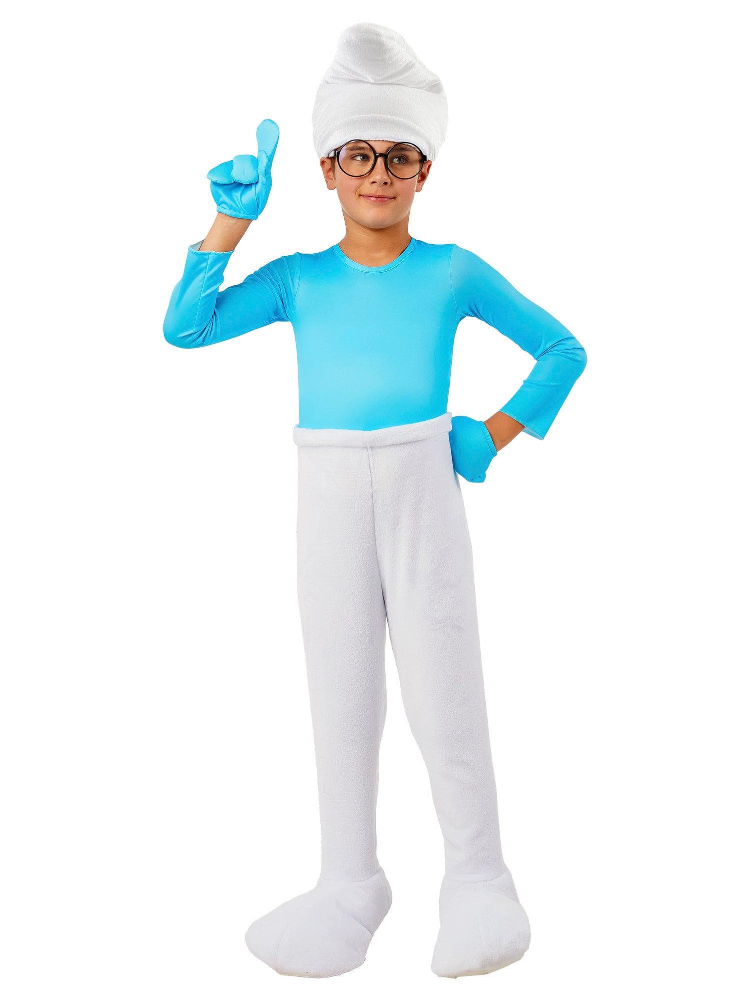 The Smurfs Brainy Smurf Kids Costume - costumes.com
