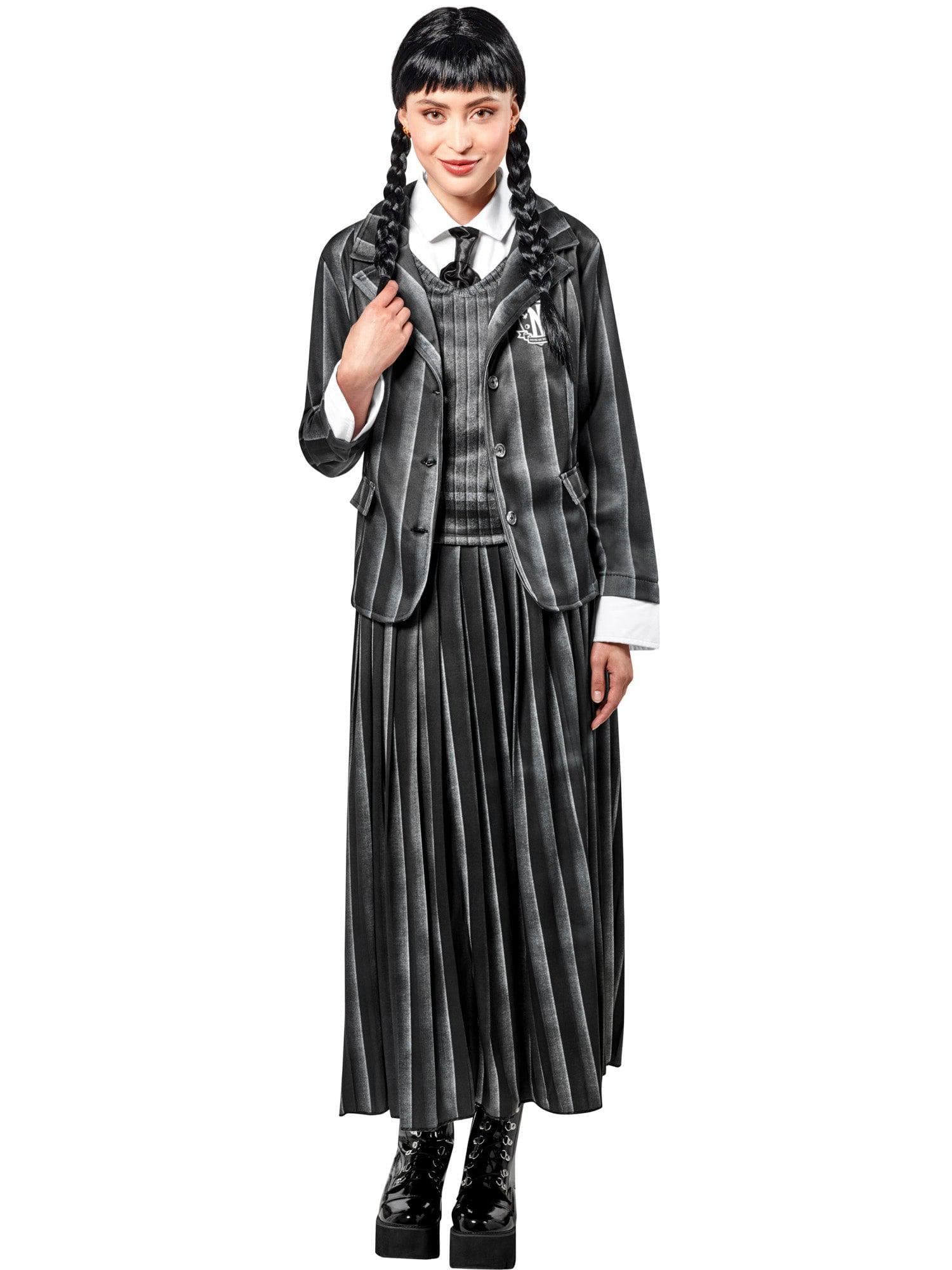 Wednesday Addams Nevermore Academy Uniform Adult Costume - costumes.com