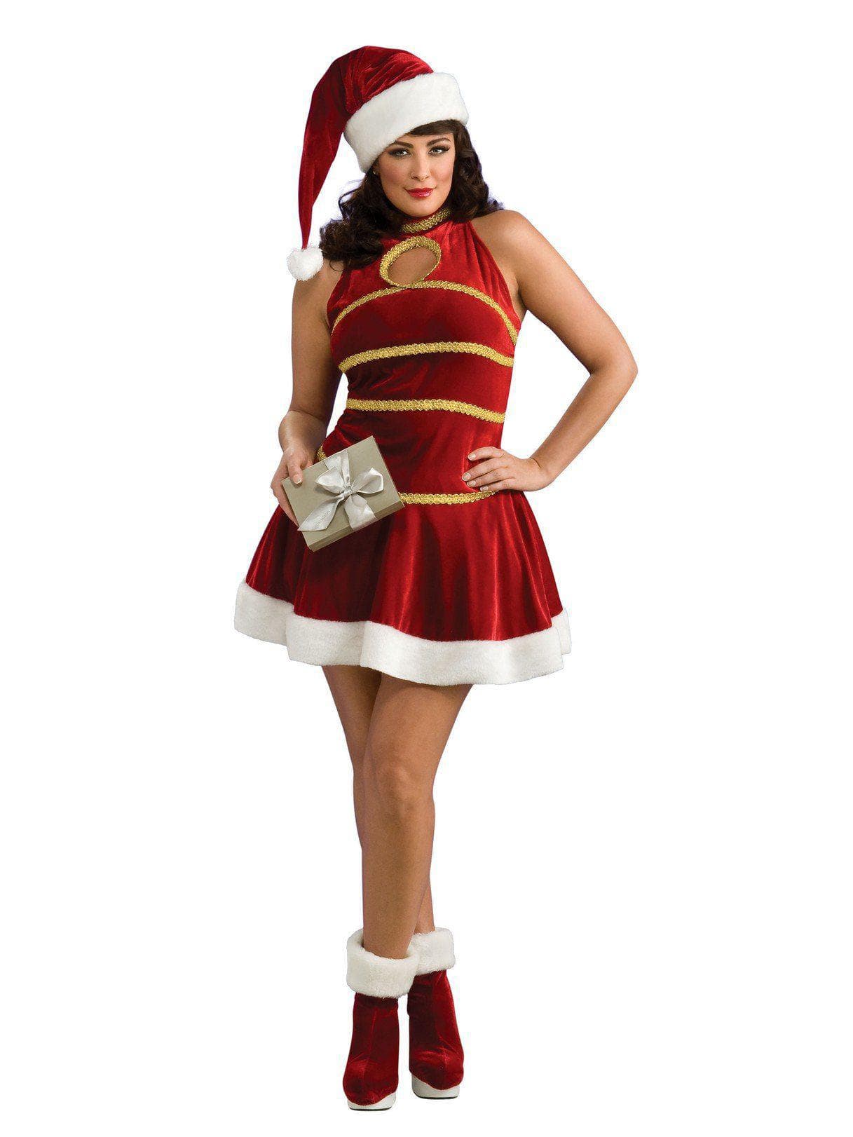 Adult Sexy Santa Dress Costume - costumes.com