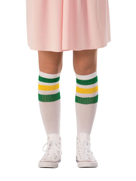Adult Stranger Things Eleven Striped Knee-High Socks
